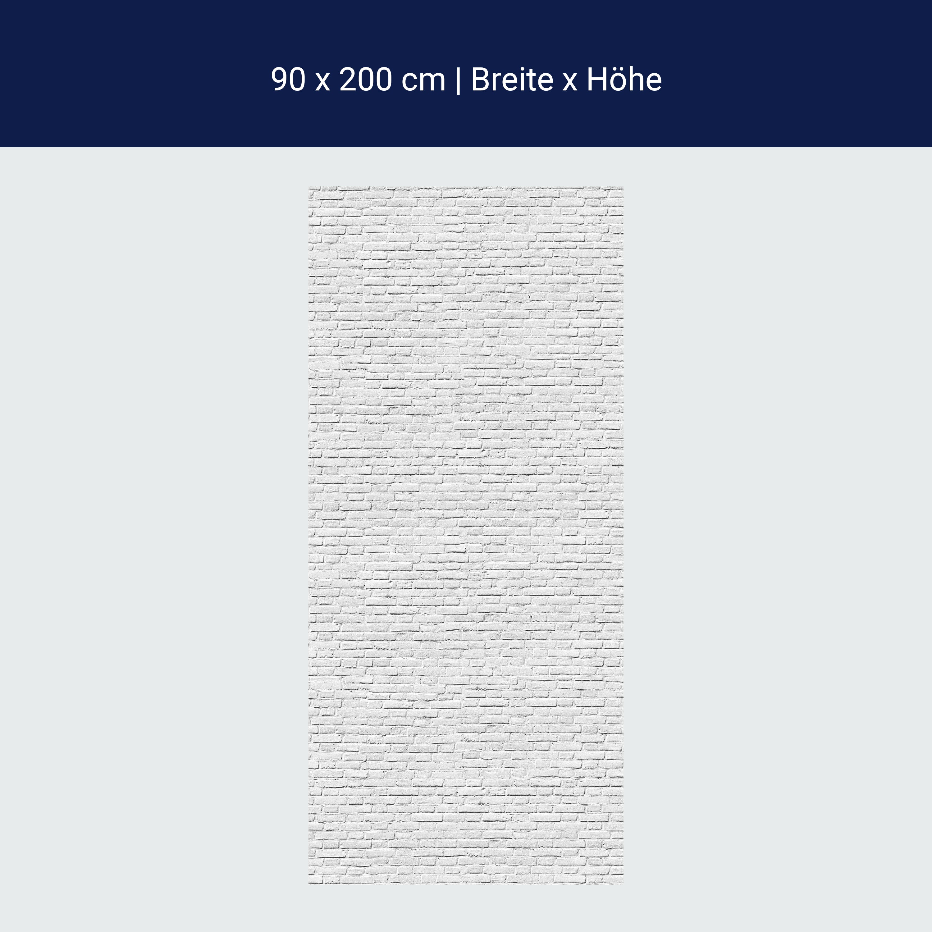 Türtapete weisser Backstein M0050 Türtapete weisser Backstein M0050