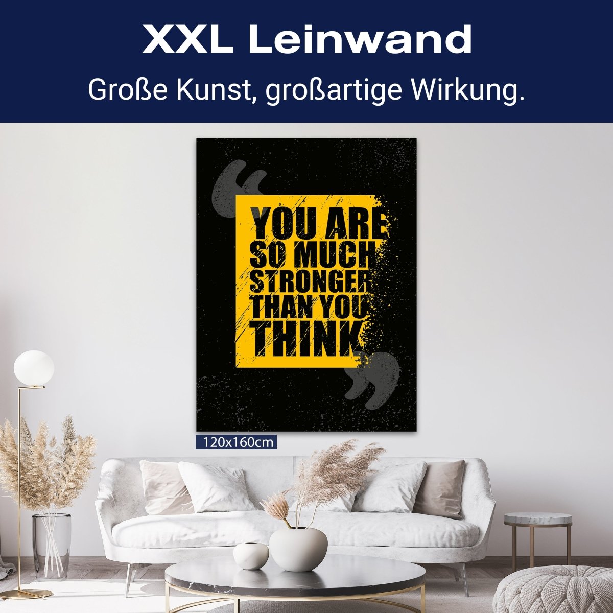 Leinwandbild Motivation, Hochformat, much Stronger M0052 kaufen - Bild 9 Leinwandbild Motivation, Hochformat, much Stronger M0052 kaufen - Bild 9