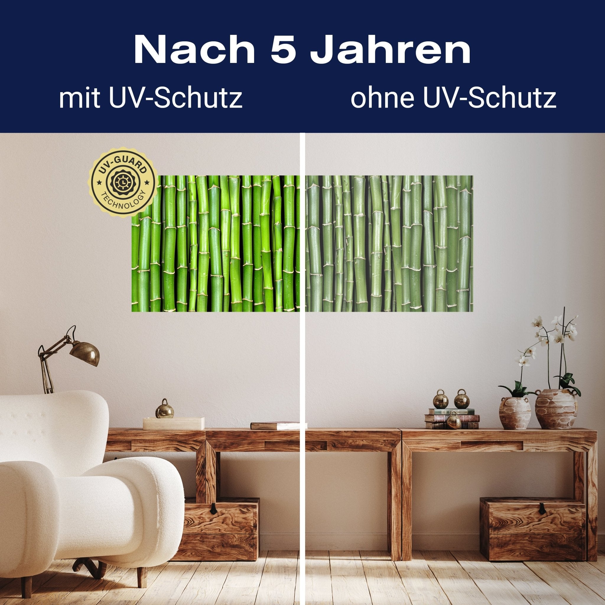 Leinwandbild Bambuswand M0054 kaufen - Bild 9 Leinwandbild Bambuswand M0054 kaufen - Bild 9
