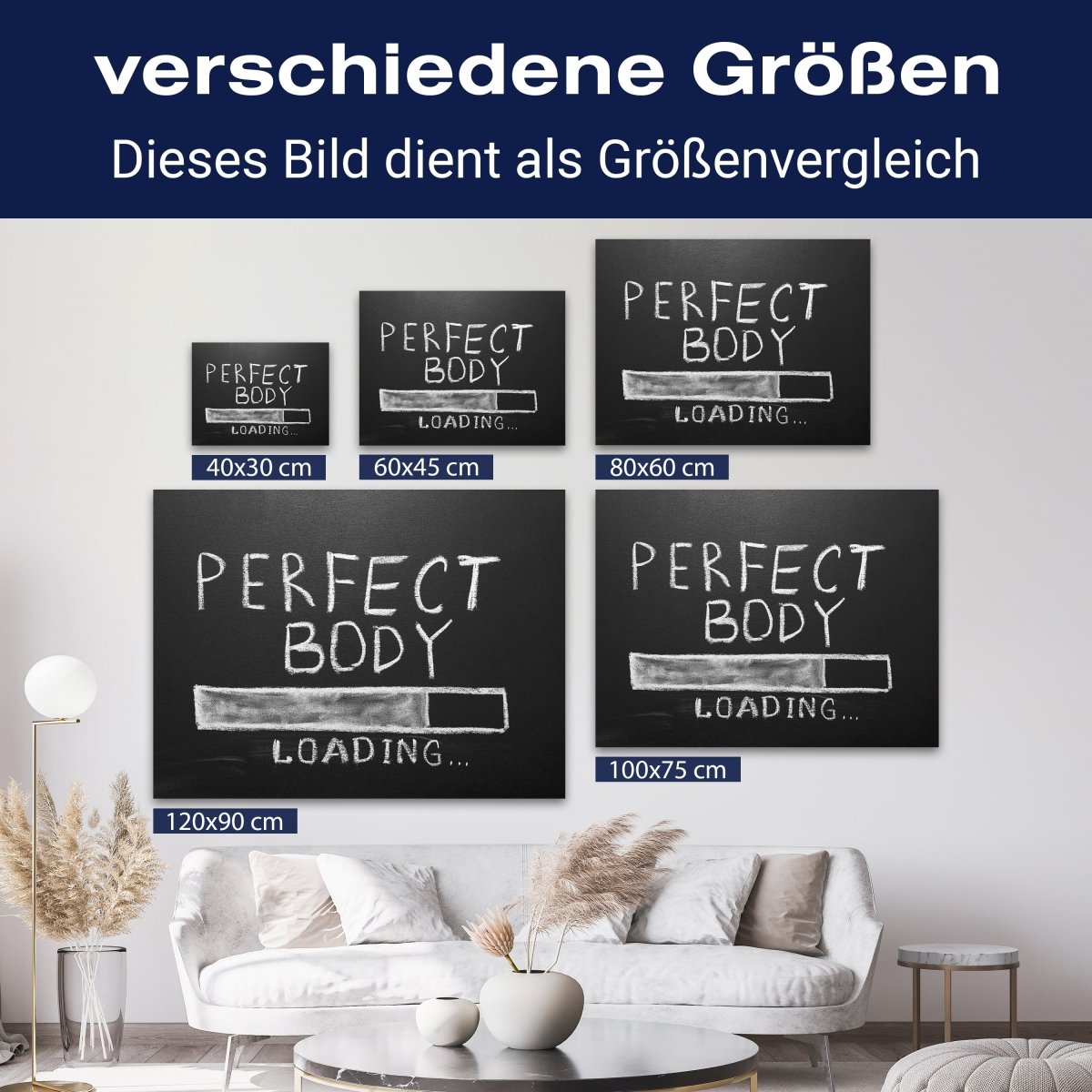 Leinwandbild Motivation, Querformat, perfect body M0059 kaufen - Bild 8 Leinwandbild Motivation, Querformat, perfect body M0059 kaufen - Bild 8