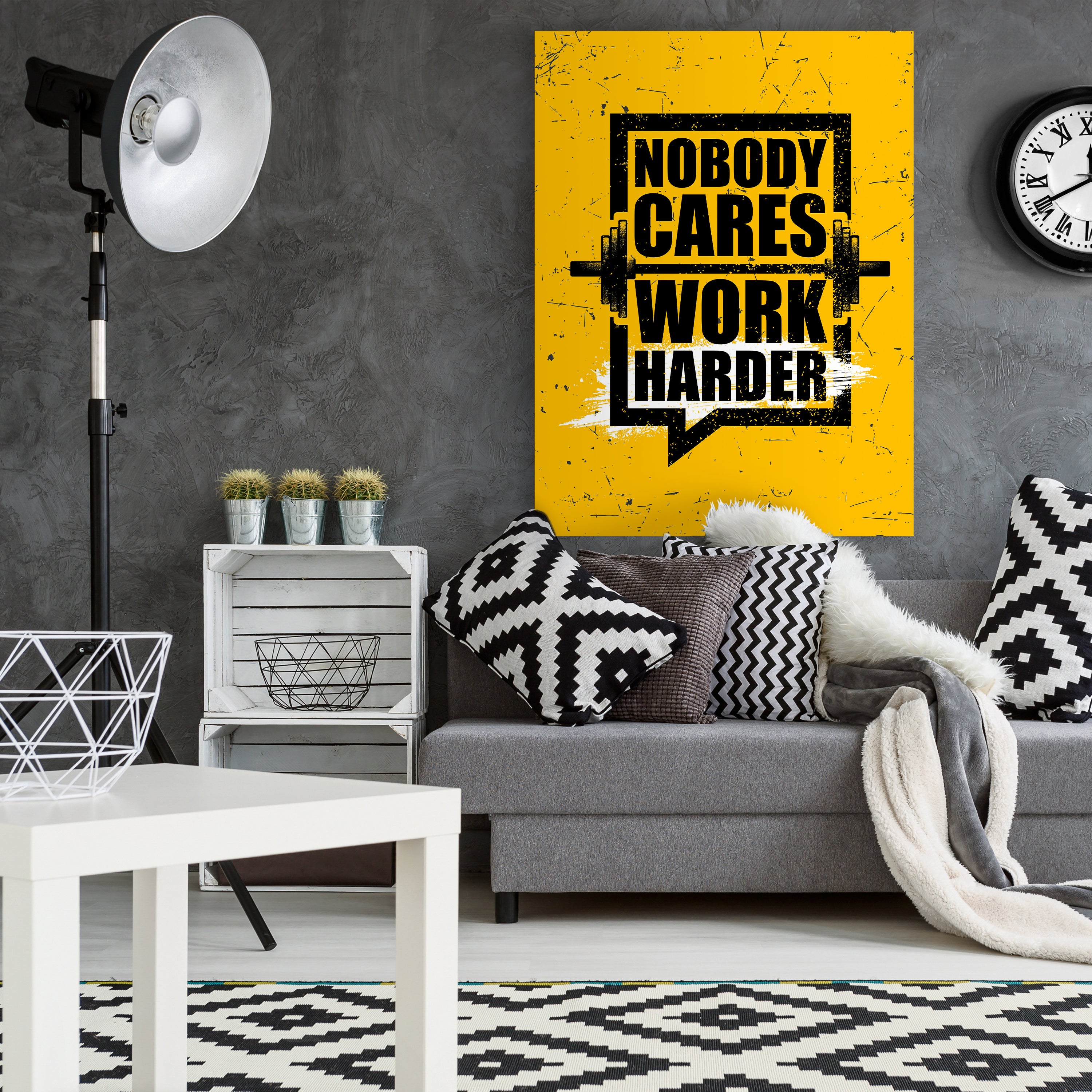 Leinwandbild Motivation, Hochformat, work harder M0060 kaufen - Bild 2 Leinwandbild Motivation, Hochformat, work harder M0060 kaufen - Bild 2