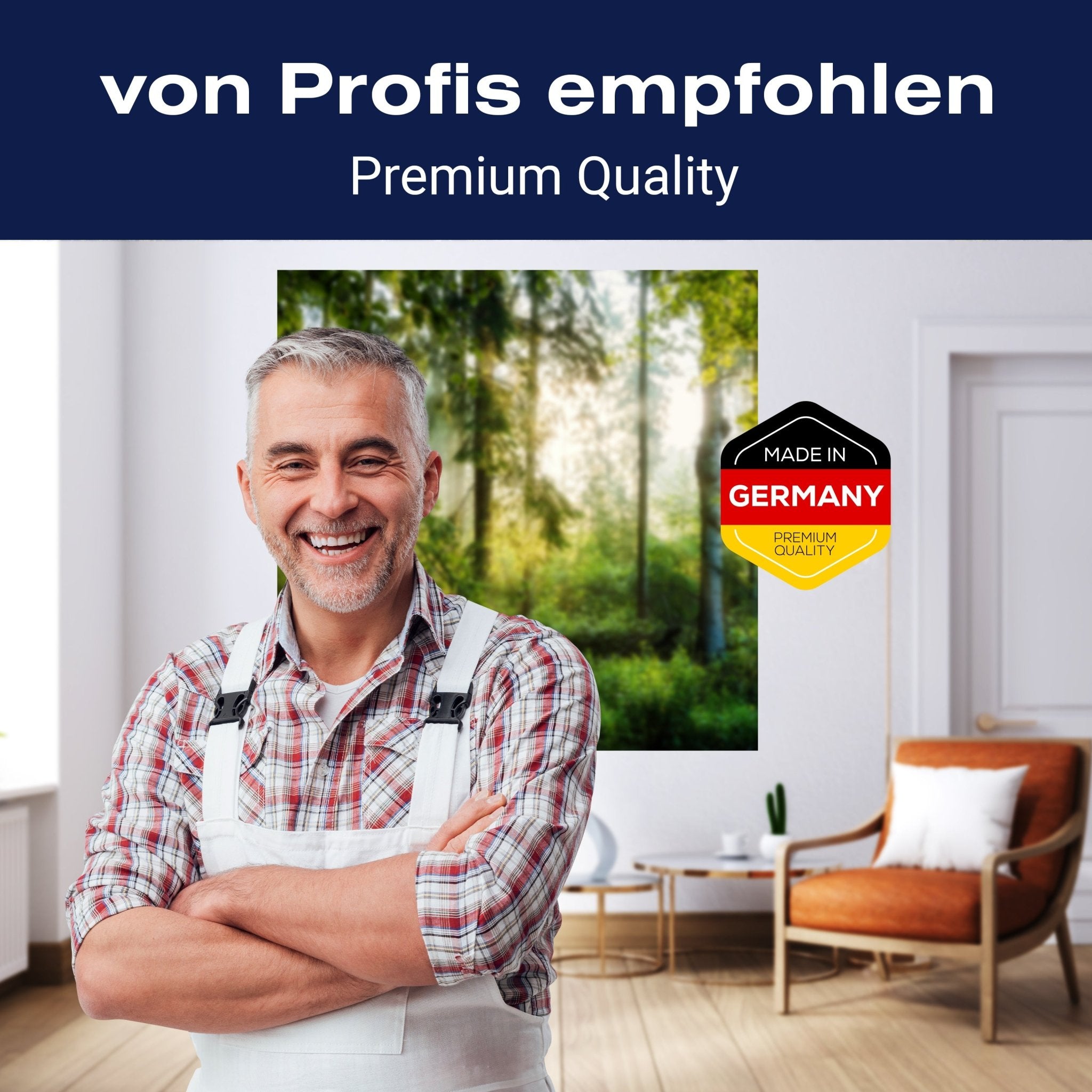 Quadratische Fototapete Wald Wiese Bäume M0060 - Bild 5 Quadratische Fototapete Wald Wiese Bäume M0060 - Bild 5