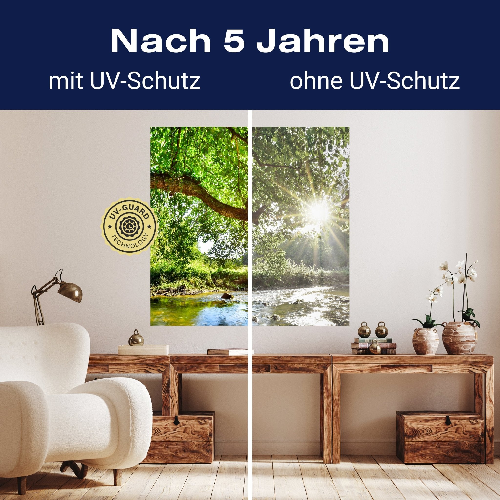 Quadratische Fototapete Wald mit Fluss M0061 - Bild 9 Quadratische Fototapete Wald mit Fluss M0061 - Bild 9