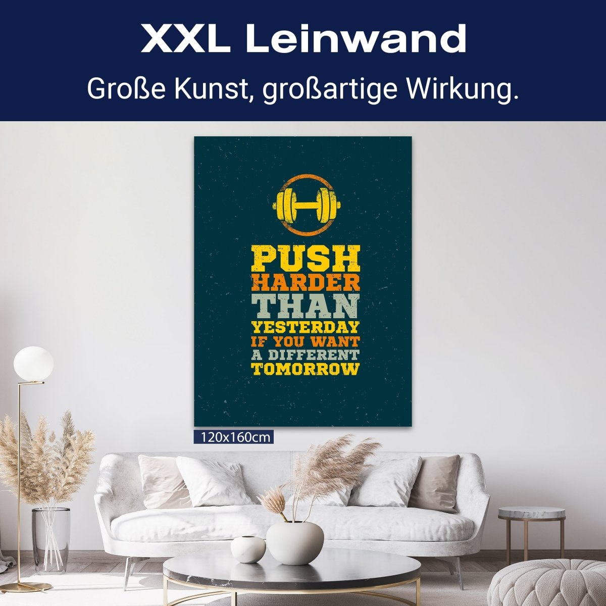 Leinwandbild Motivation, Hochformat, push harder M0063 kaufen - Bild 9 Leinwandbild Motivation, Hochformat, push harder M0063 kaufen - Bild 9