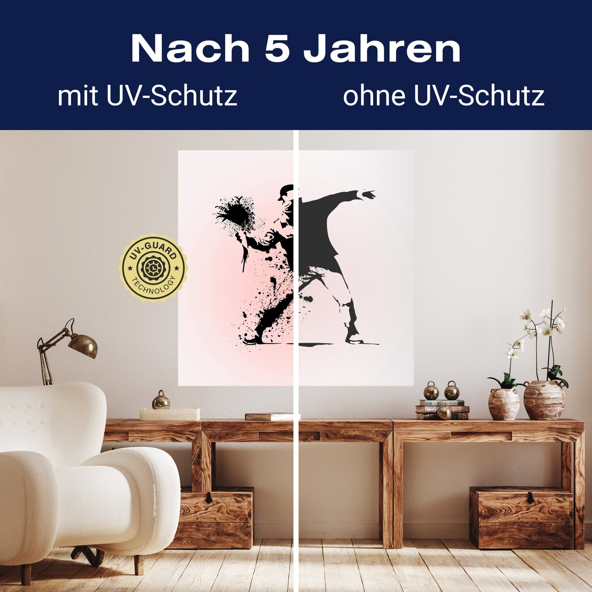 Quadratische Fototapete Banksy Street Art M0068 - Bild 9 Quadratische Fototapete Banksy Street Art M0068 - Bild 9