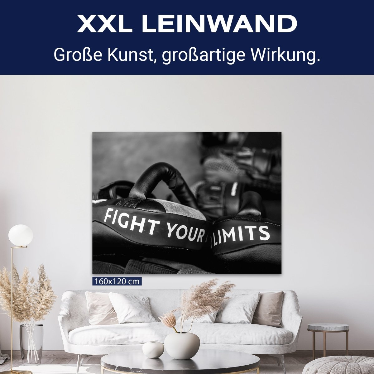 Leinwandbild Motivation, Querformat, fight limits M0069 kaufen - Bild 9