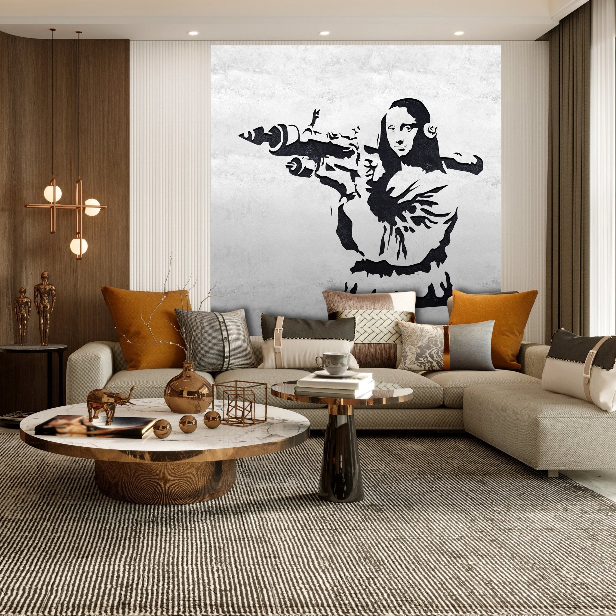 Quadratische Fototapete Banksy Street Art M0069 - Bild 3 Quadratische Fototapete Banksy Street Art M0069 - Bild 3