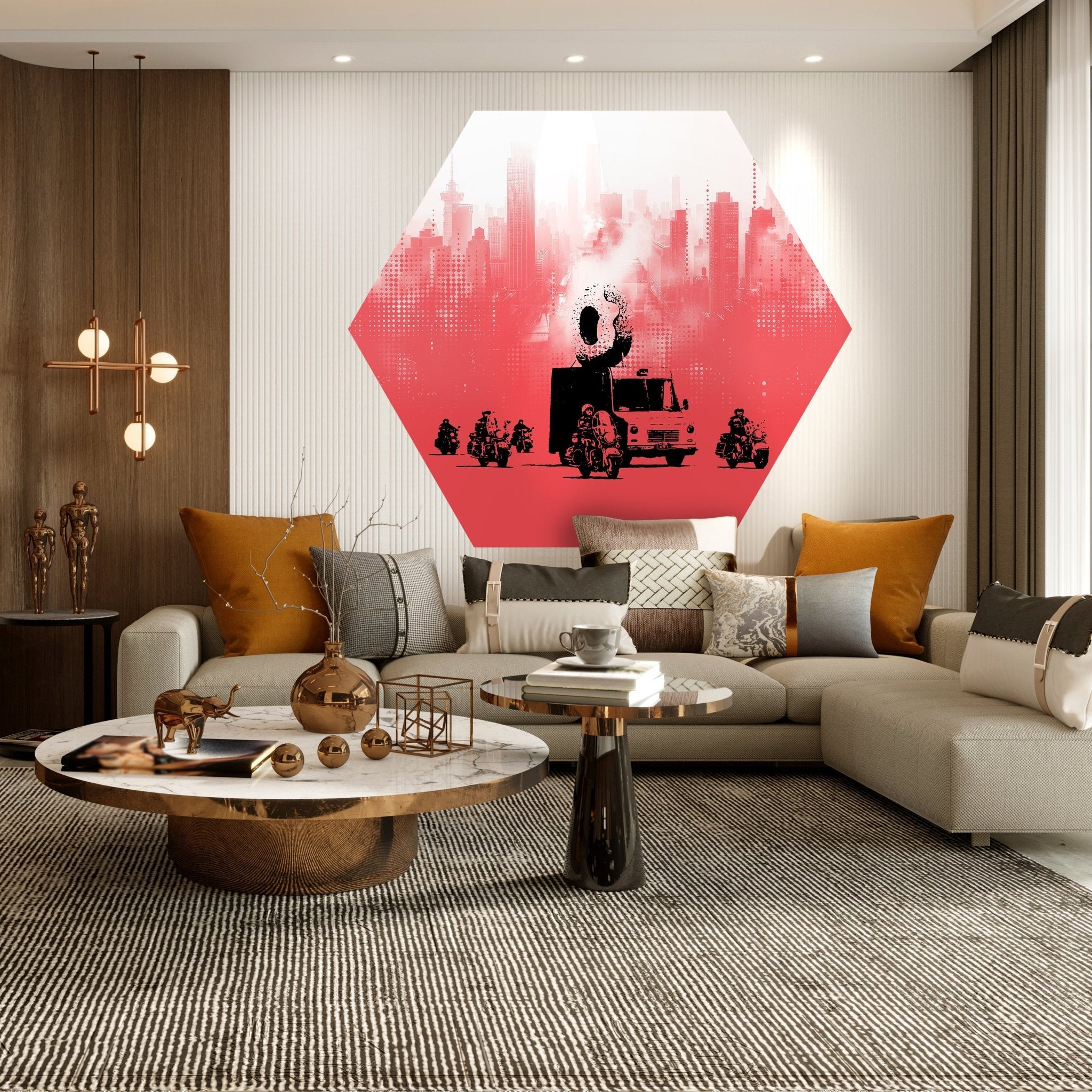 Hexagon-Fototapete Banksy Street Art M0071 - Bild 3 Hexagon-Fototapete Banksy Street Art M0071 - Bild 3