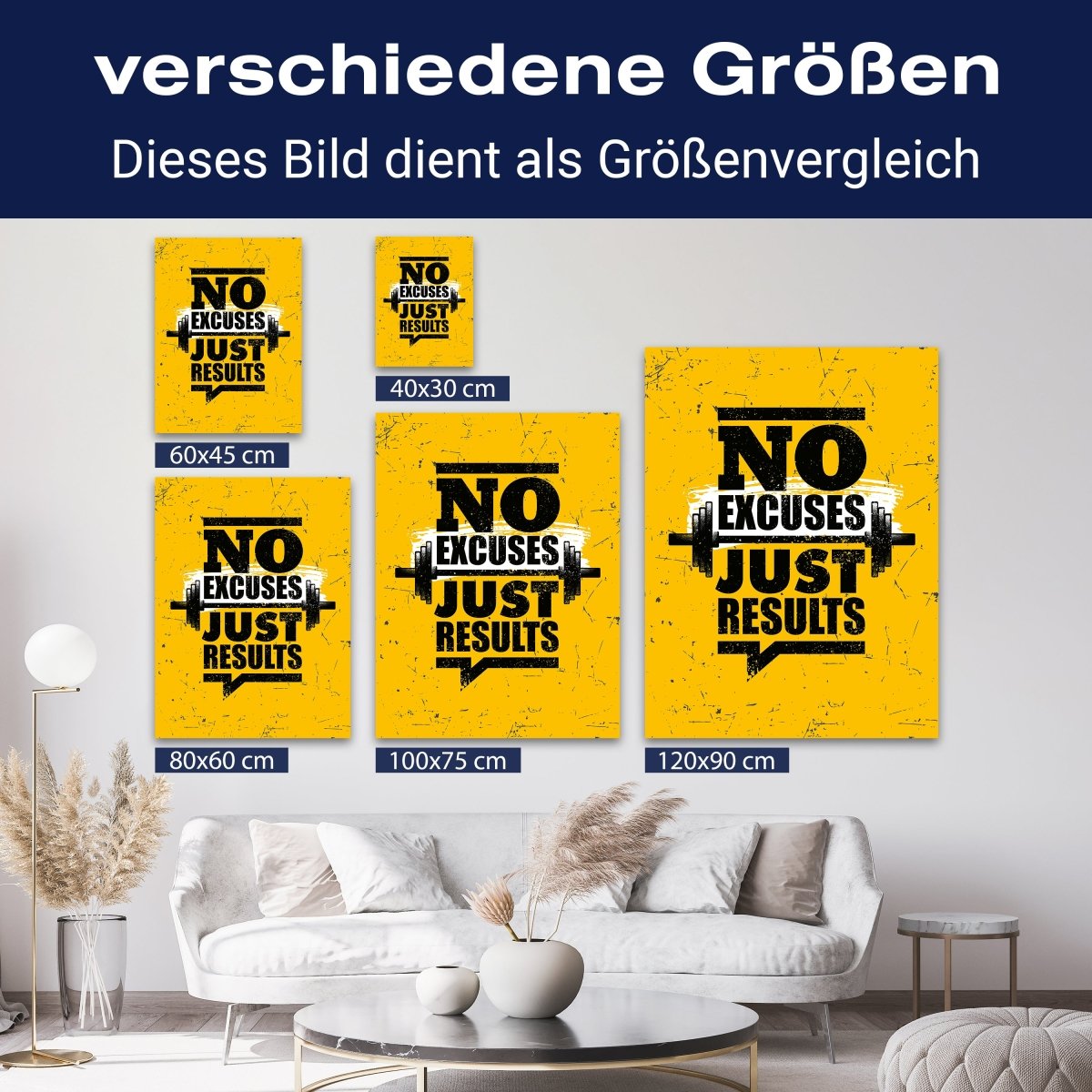 Leinwandbild Motivation, Hochformat, just results M0071 kaufen - Bild 8 Leinwandbild Motivation, Hochformat, just results M0071 kaufen - Bild 8