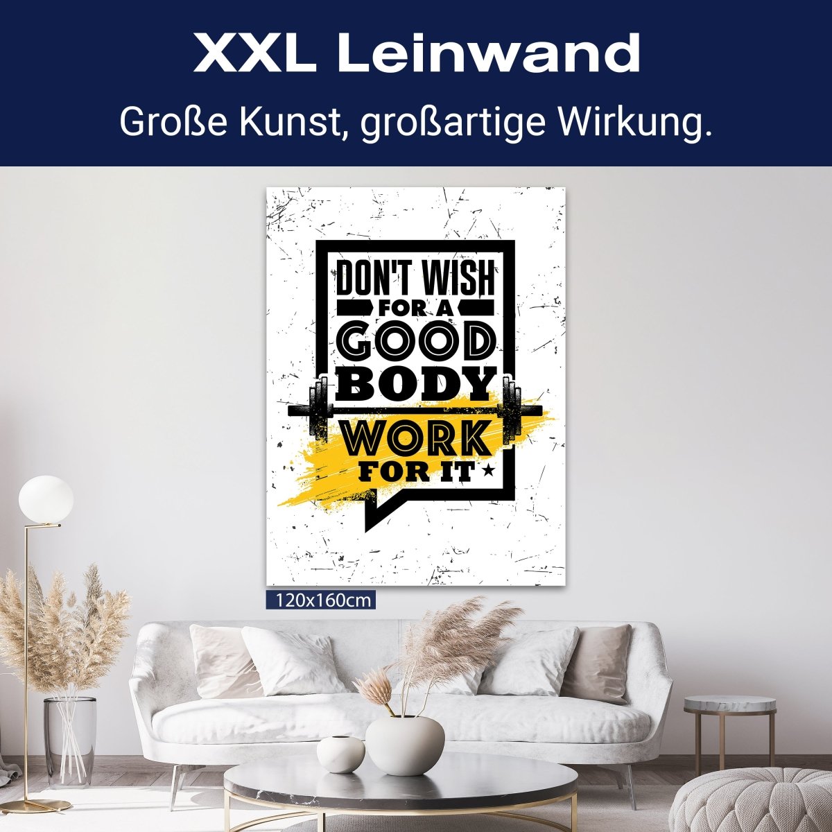 Leinwandbild Motivation, Hochformat, Good Body M0074 kaufen - Bild 9