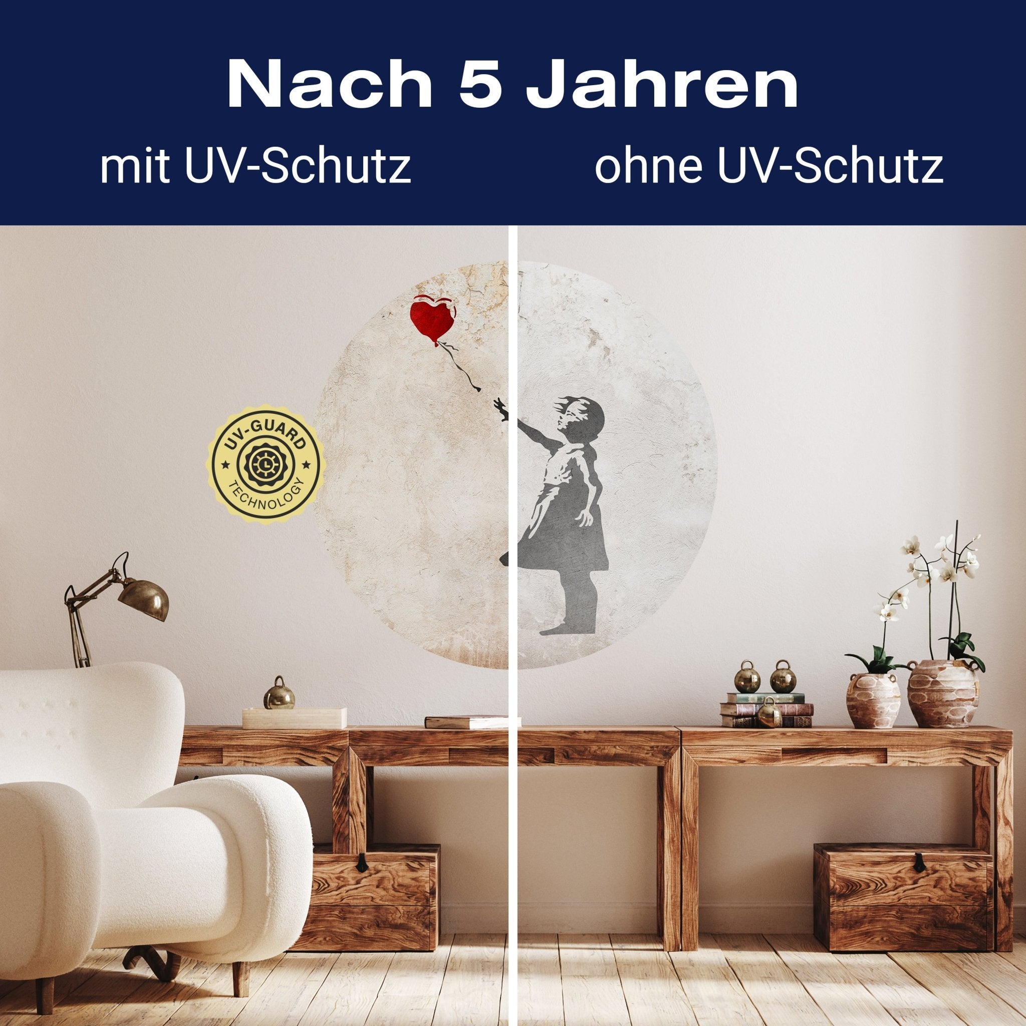 Runde Fototapete Banksy Street Art M0074 - Bild 9 Runde Fototapete Banksy Street Art M0074 - Bild 9