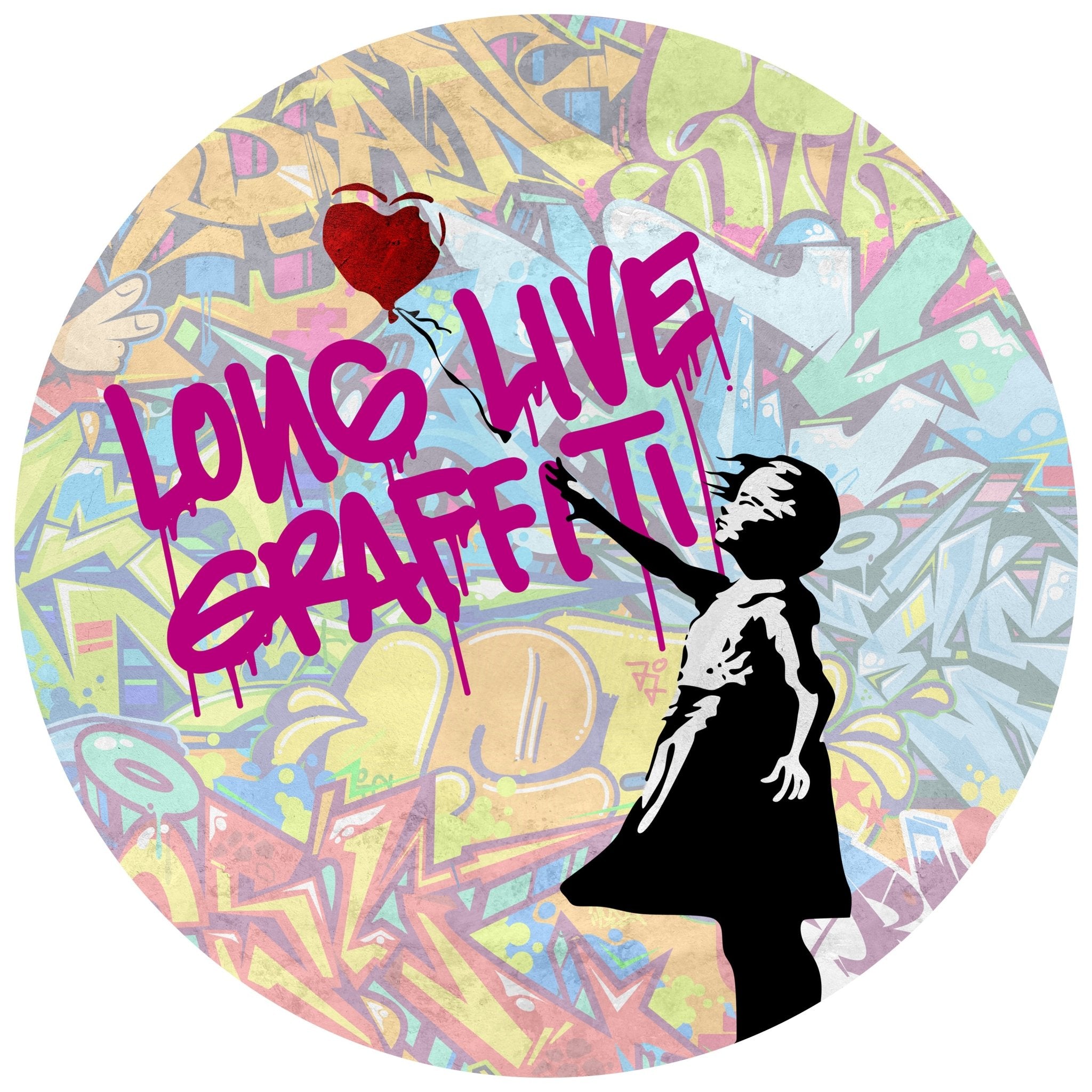 Runde Fototapete Banksy Street Art M0075 - Bild 11 Runde Fototapete Banksy Street Art M0075 - Bild 11