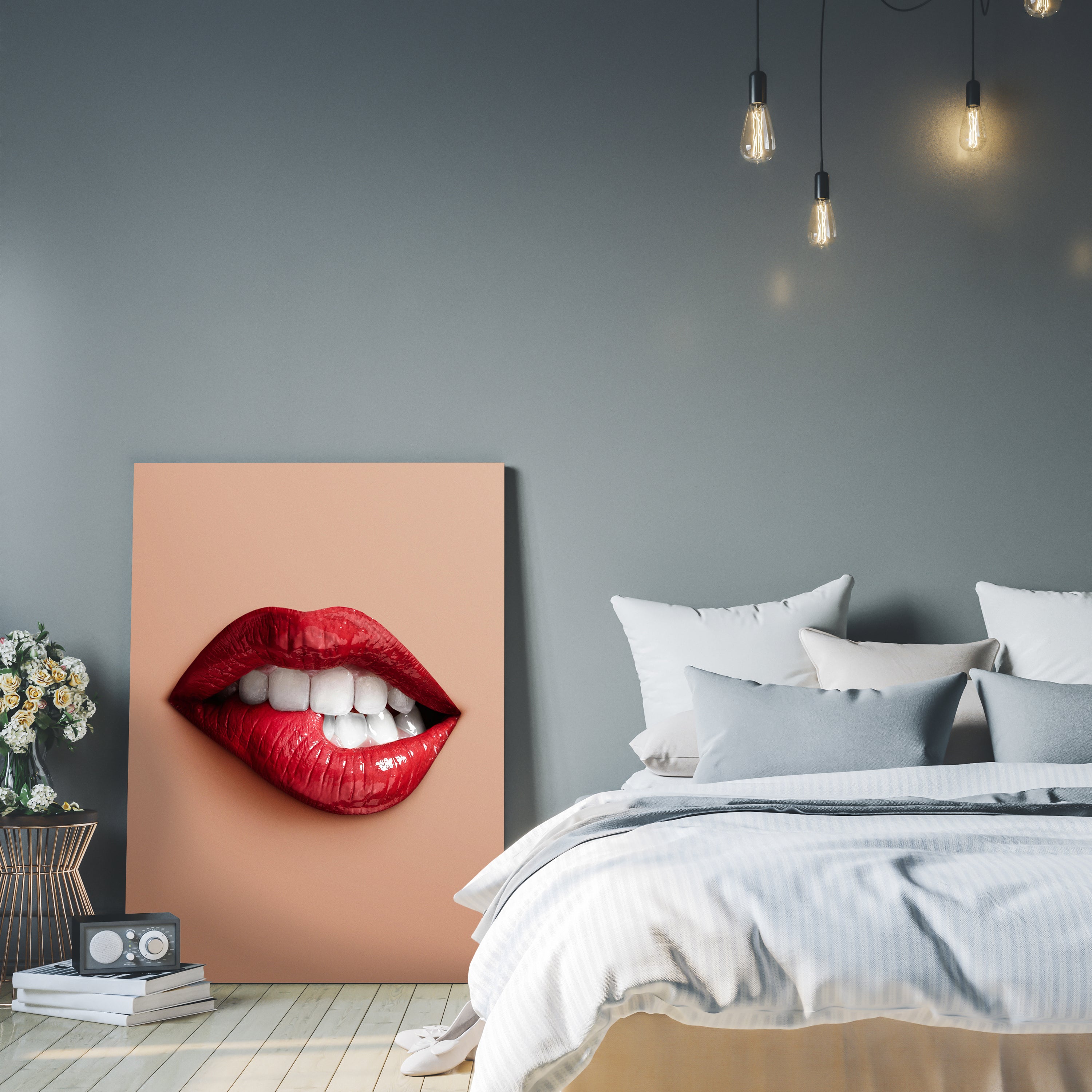 Leinwandbild Frauen Lippen M0078 kaufen - Bild 3 Leinwandbild Frauen Lippen M0078 kaufen - Bild 3