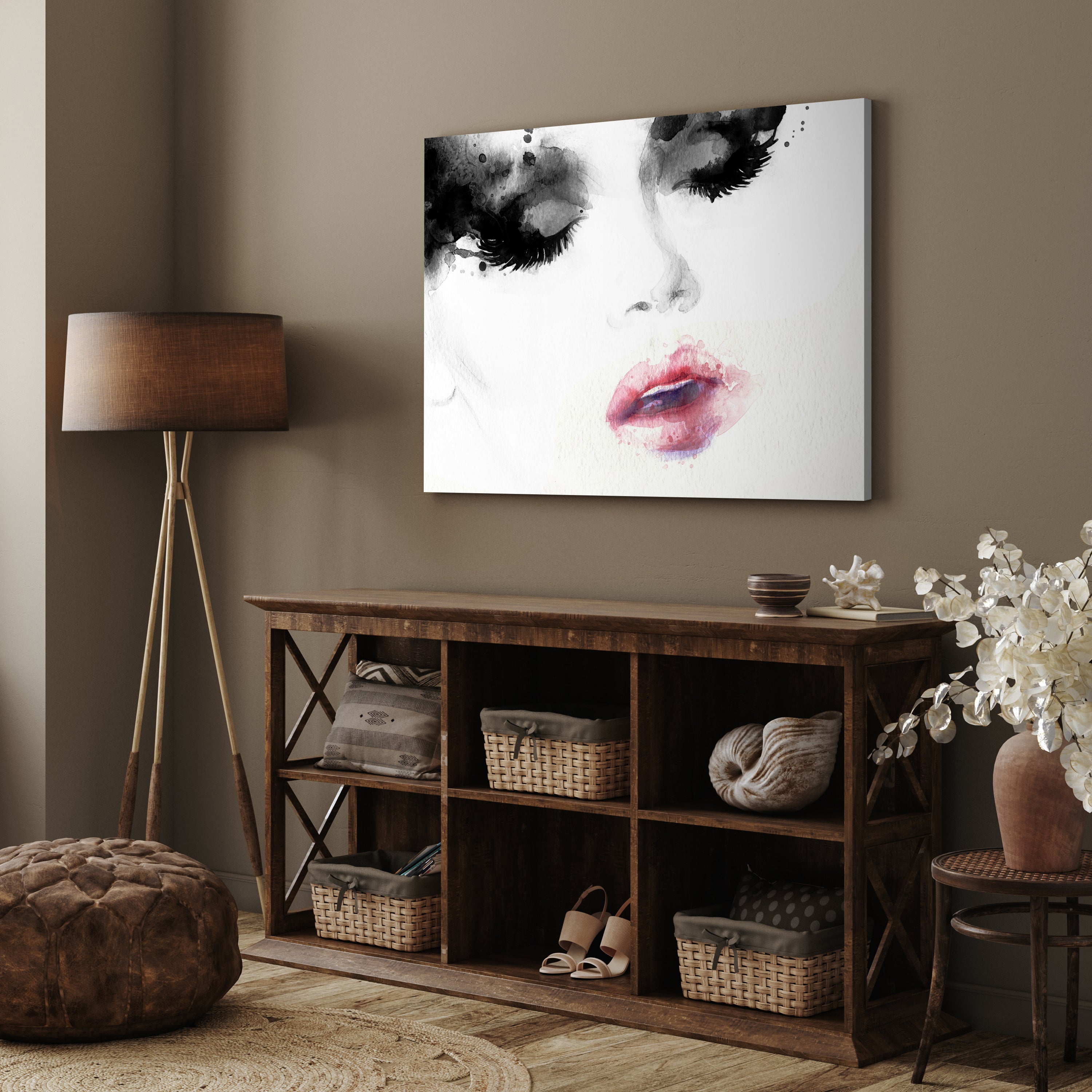 Leinwandbild Frauen Lippen M0082 kaufen - Bild 3 Leinwandbild Frauen Lippen M0082 kaufen - Bild 3