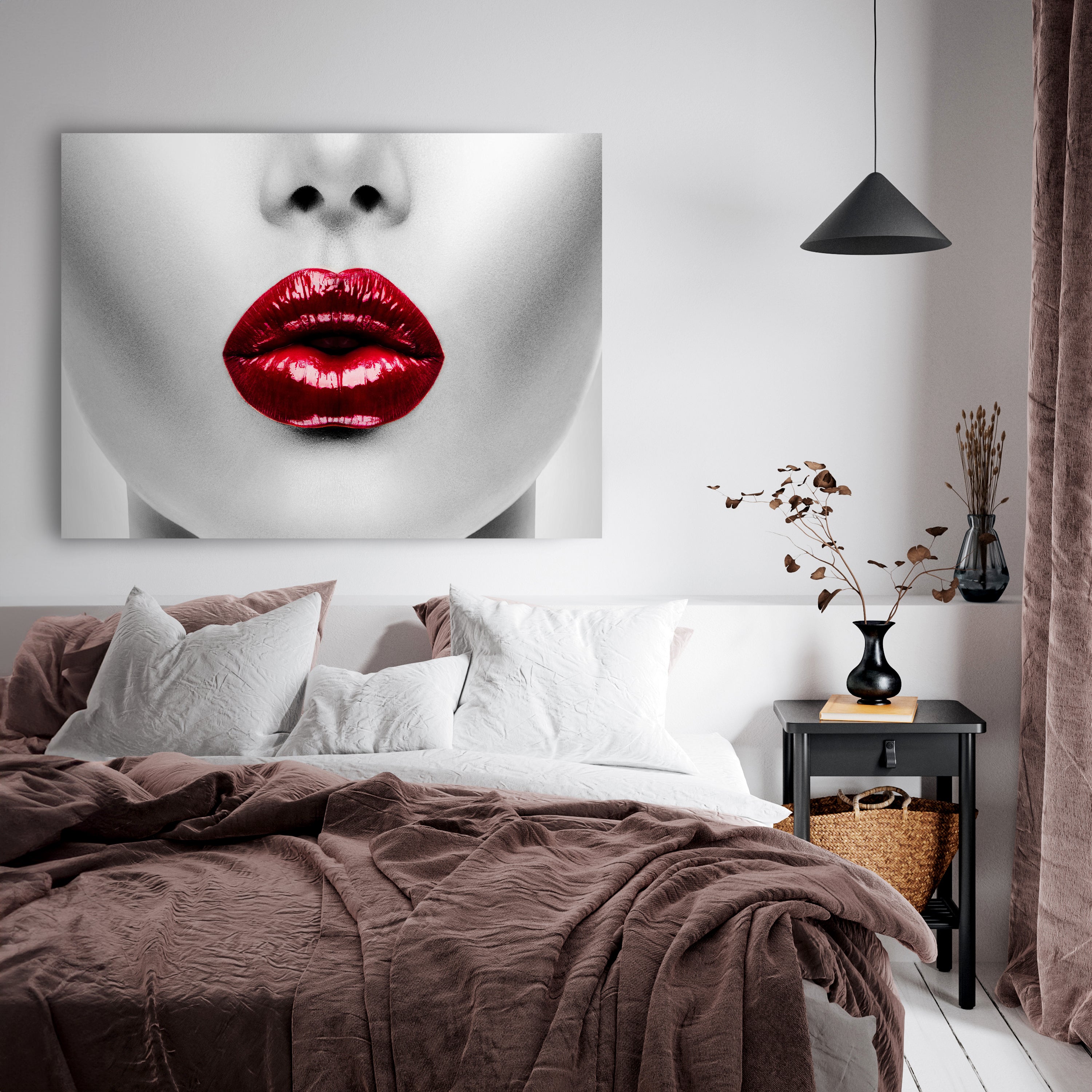 Leinwandbild Frauen Lippen M0083 kaufen - Bild 3 Leinwandbild Frauen Lippen M0083 kaufen - Bild 3