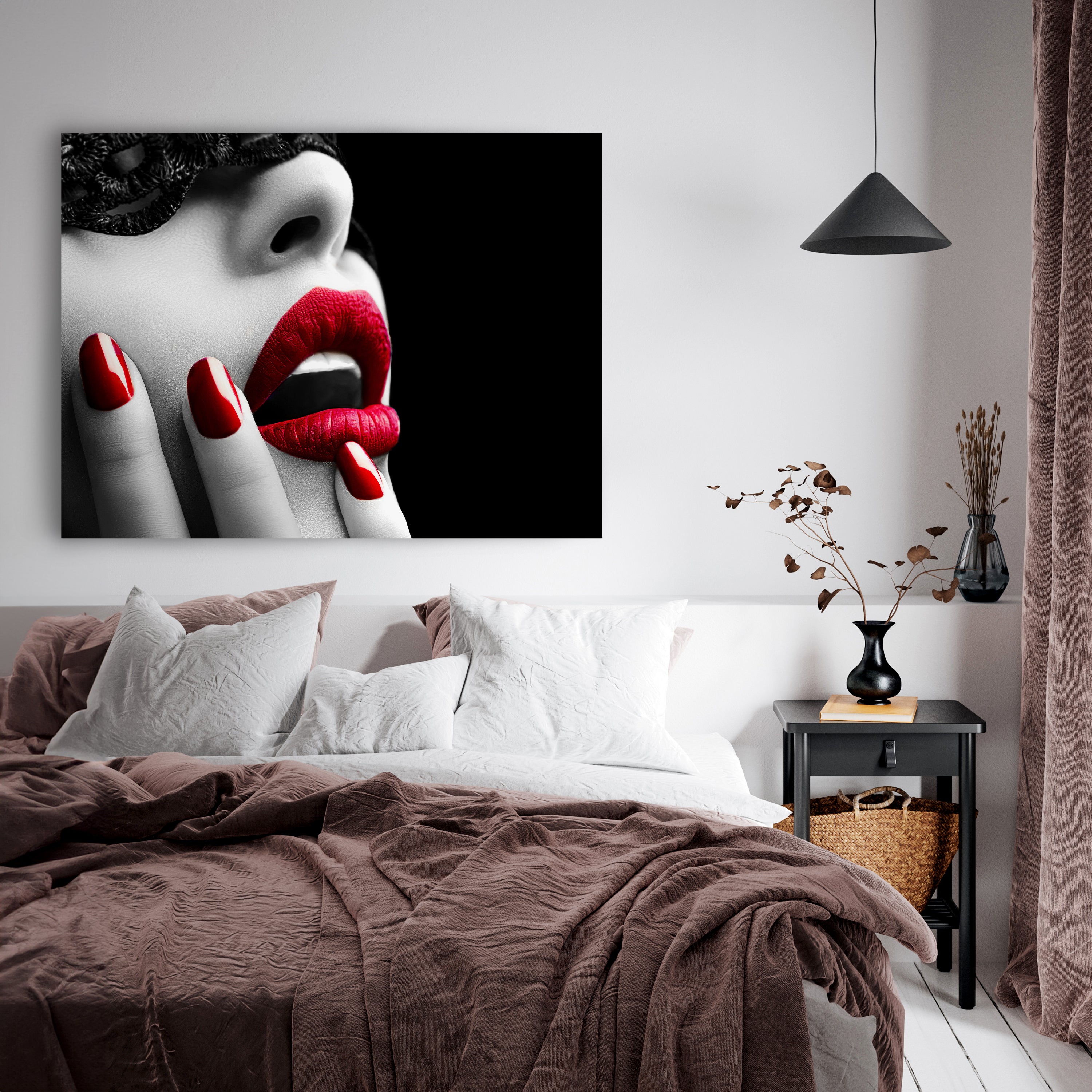 Leinwandbild Frauen Lippen M0084 kaufen - Bild 3 Leinwandbild Frauen Lippen M0084 kaufen - Bild 3