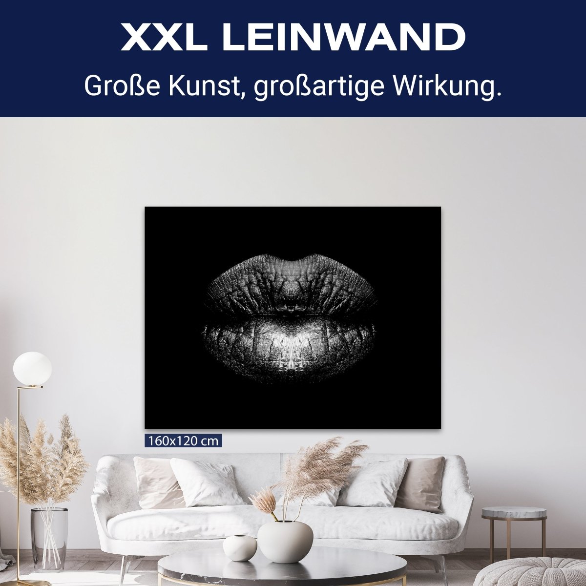 Leinwandbild Frauen Lippen M0085 kaufen - Bild 9