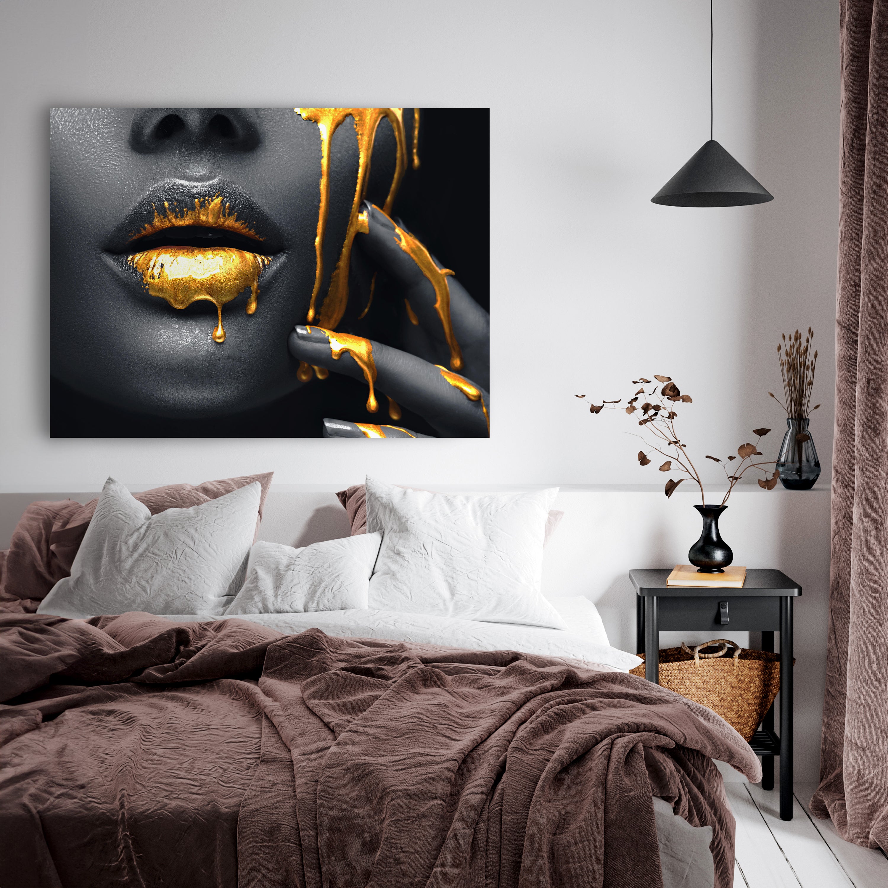 Leinwandbild Frauen Lippen M0086 kaufen - Bild 3 Leinwandbild Frauen Lippen M0086 kaufen - Bild 3