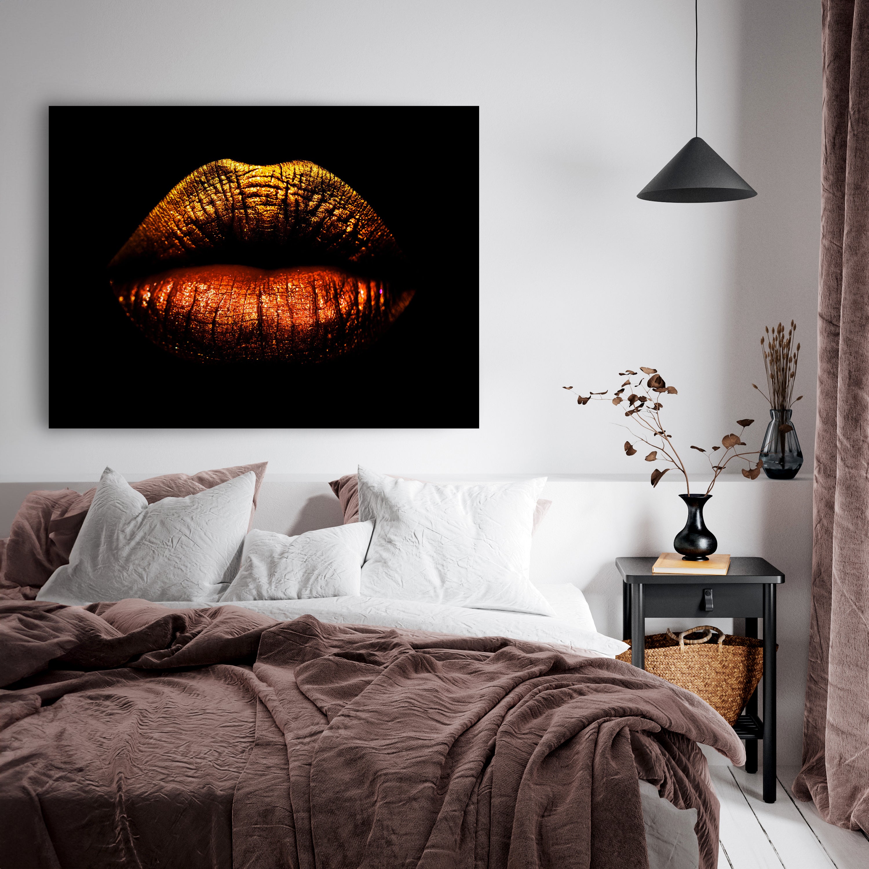 Leinwandbild Frauen Lippen M0087 kaufen - Bild 3 Leinwandbild Frauen Lippen M0087 kaufen - Bild 3