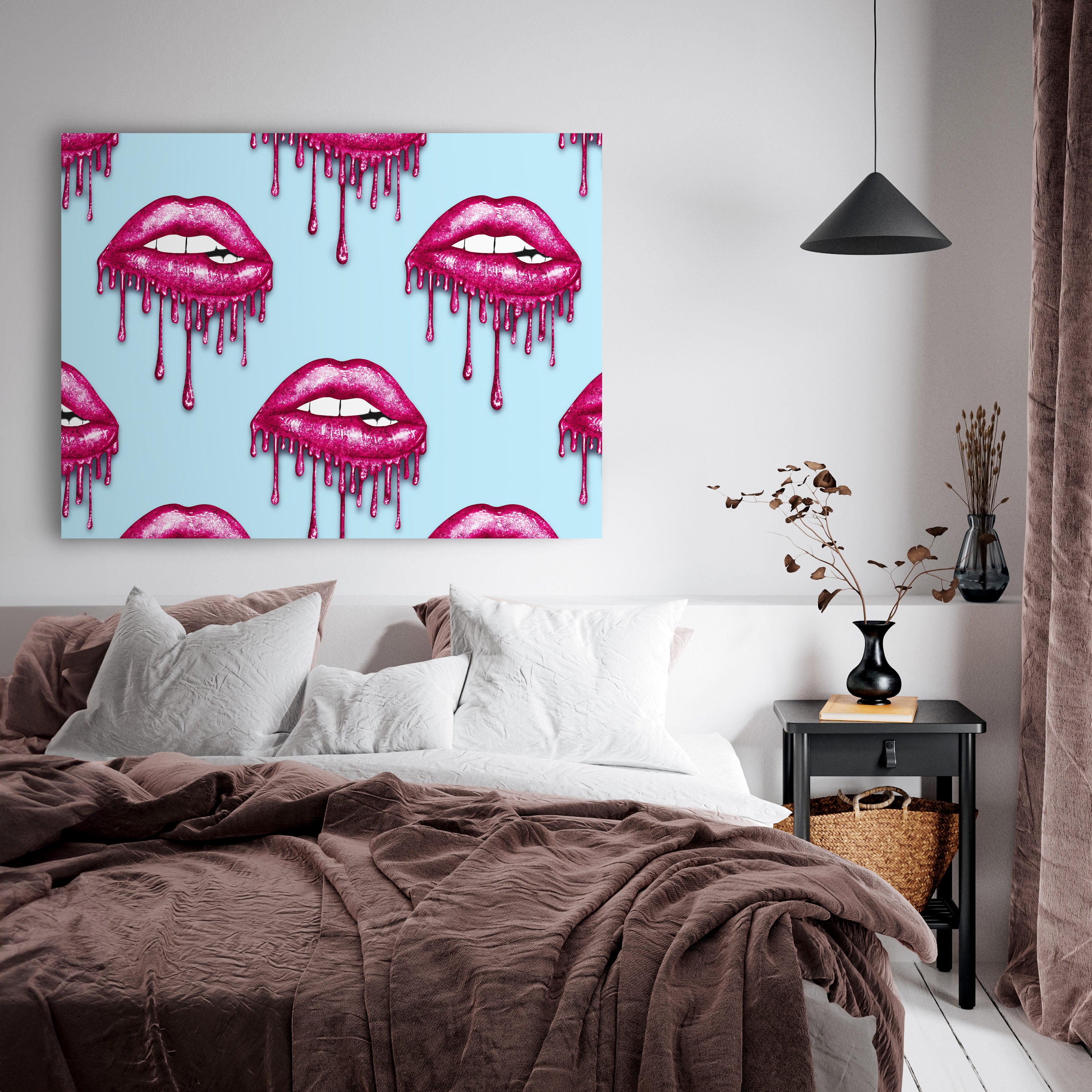 Leinwandbild Frauen Lippen M0088 kaufen - Bild 3 Leinwandbild Frauen Lippen M0088 kaufen - Bild 3