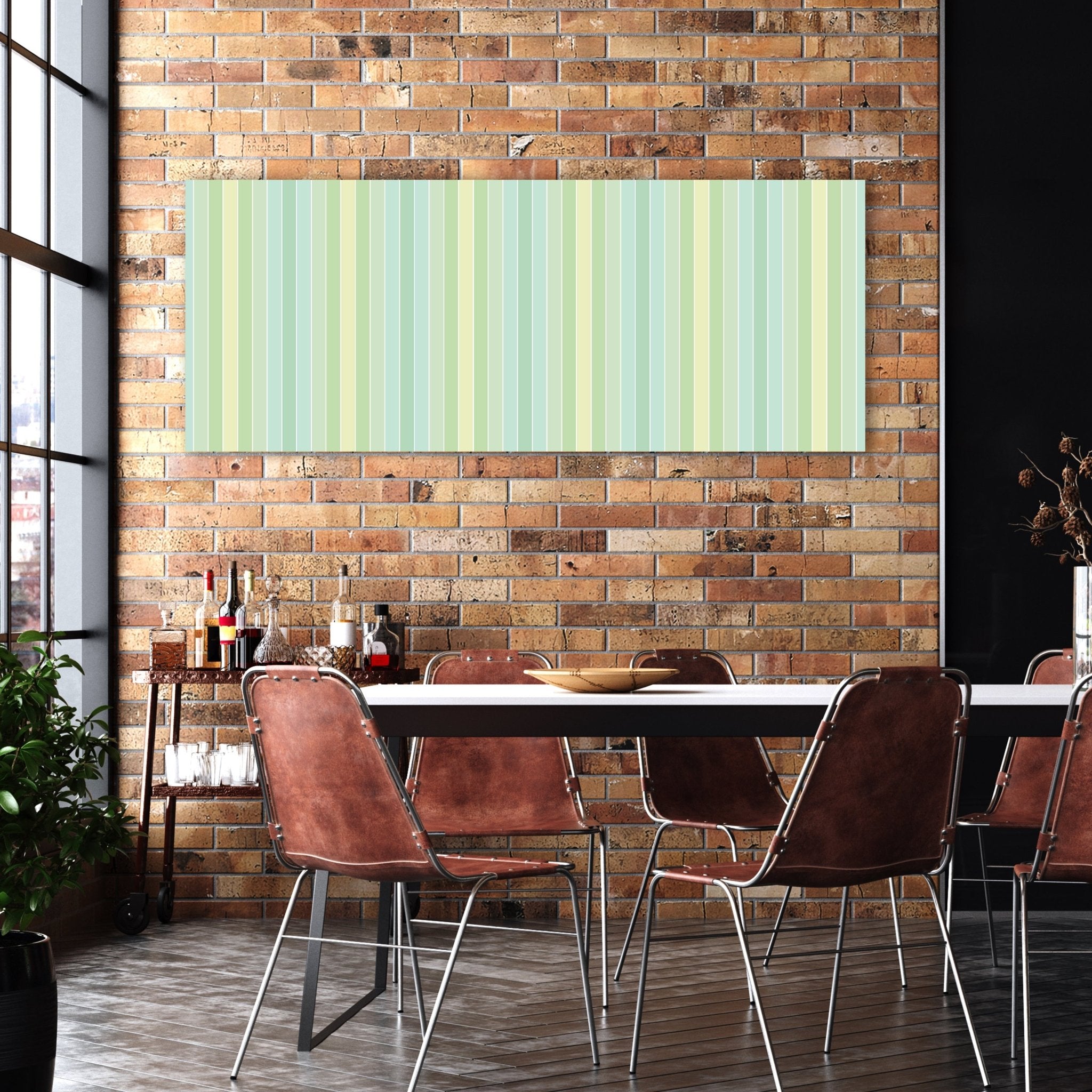 Leinwandbild Pastellmint Muster M0094 kaufen - Bild 2 Leinwandbild Pastellmint Muster M0094 kaufen - Bild 2
