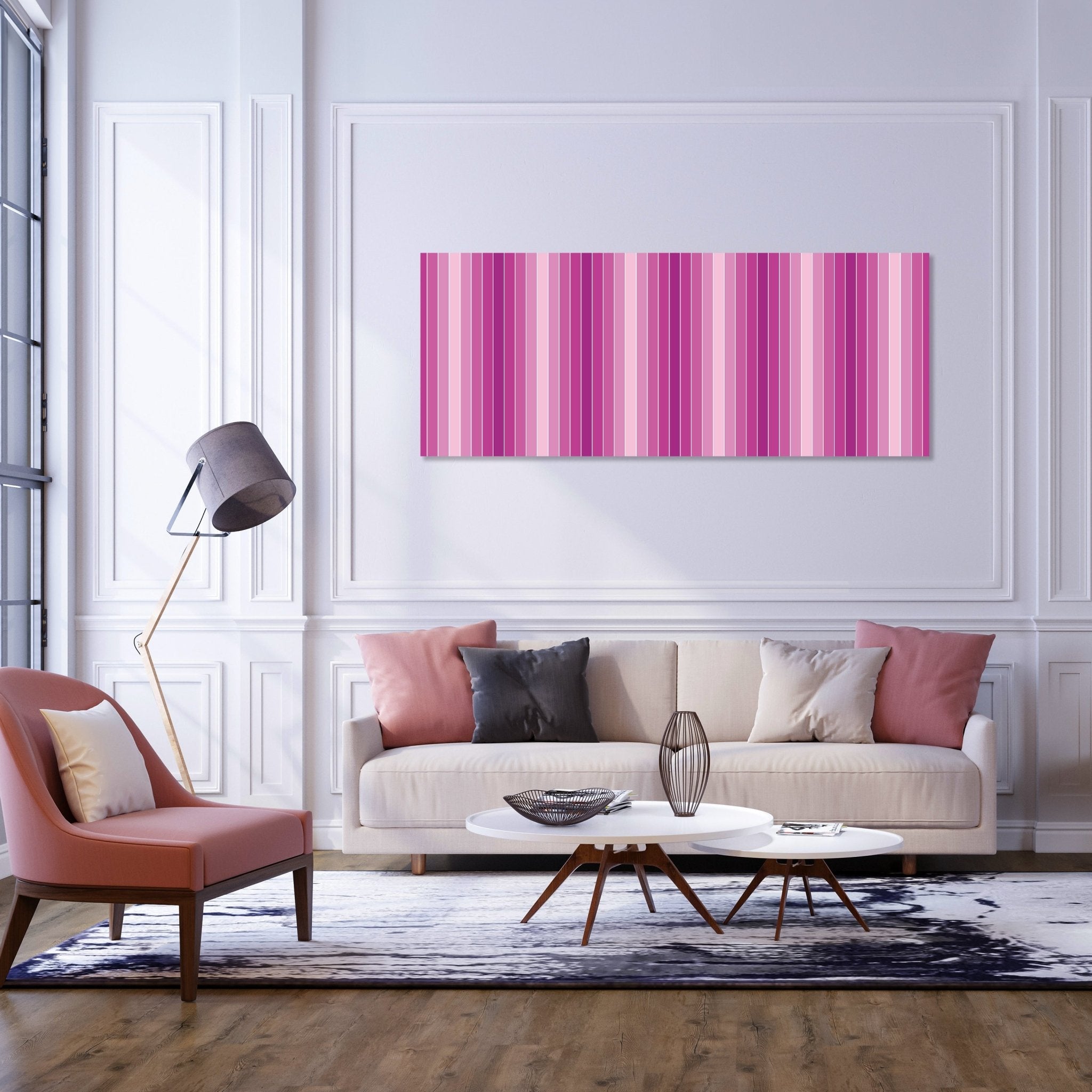 Leinwandbild Pink Muster M0096 kaufen - Bild 2