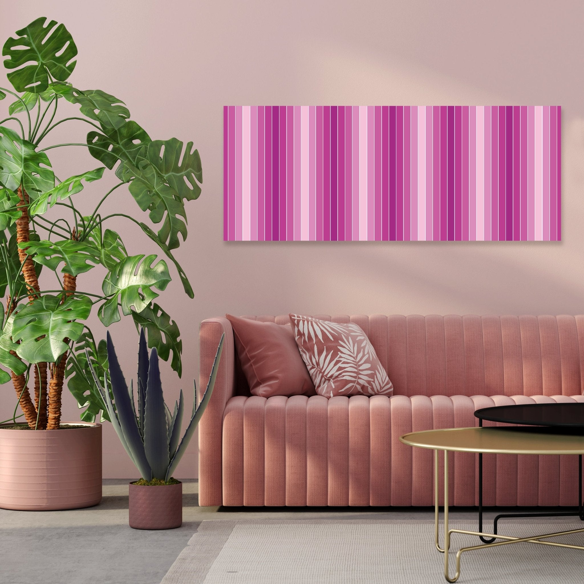 Leinwandbild Pink Muster M0096 kaufen - Bild 3