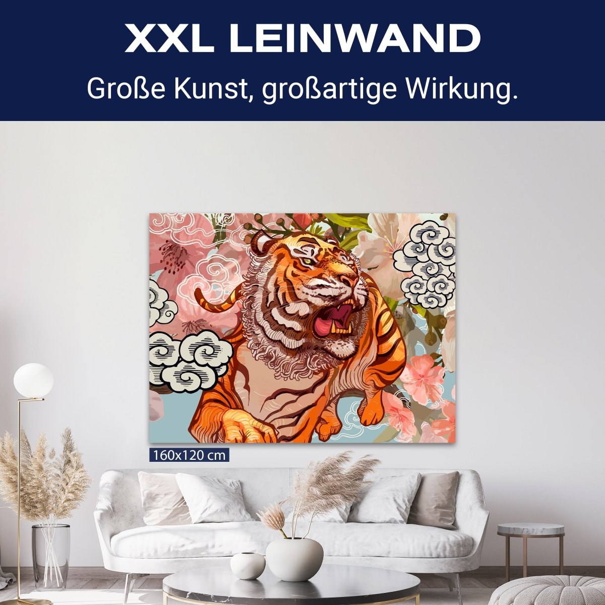 Leinwandbild Tiere, Querformat, Tiger Comic Asia M0101 kaufen - Bild 9 Leinwandbild Tiere, Querformat, Tiger Comic Asia M0101 kaufen - Bild 9