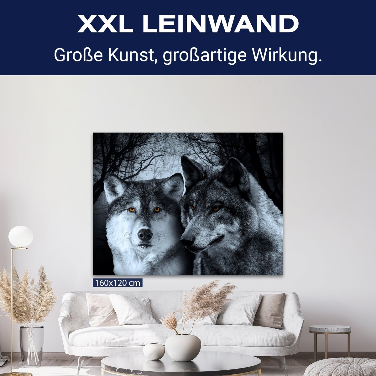 Leinwandbild Tiere, Querformat, Wölfe M0102 kaufen - Bild 9 Leinwandbild Tiere, Querformat, Wölfe M0102 kaufen - Bild 9