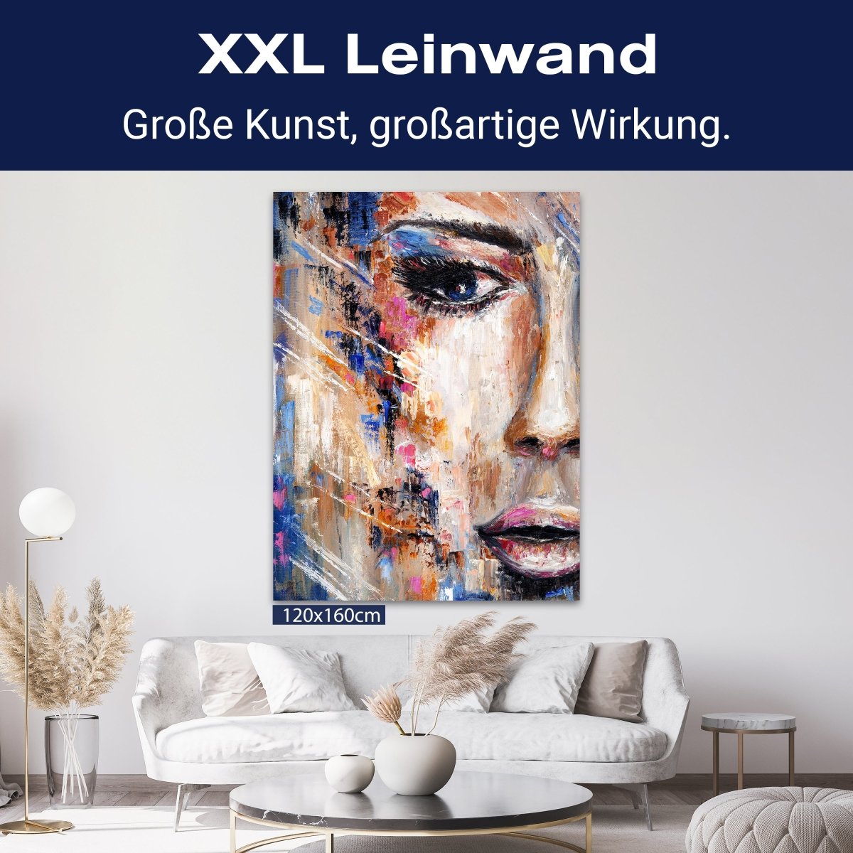Leinwandbild Kunst & Gemälde, Hochformat, Frau 1 M0104 kaufen - Bild 9 Leinwandbild Kunst & Gemälde, Hochformat, Frau 1 M0104 kaufen - Bild 9