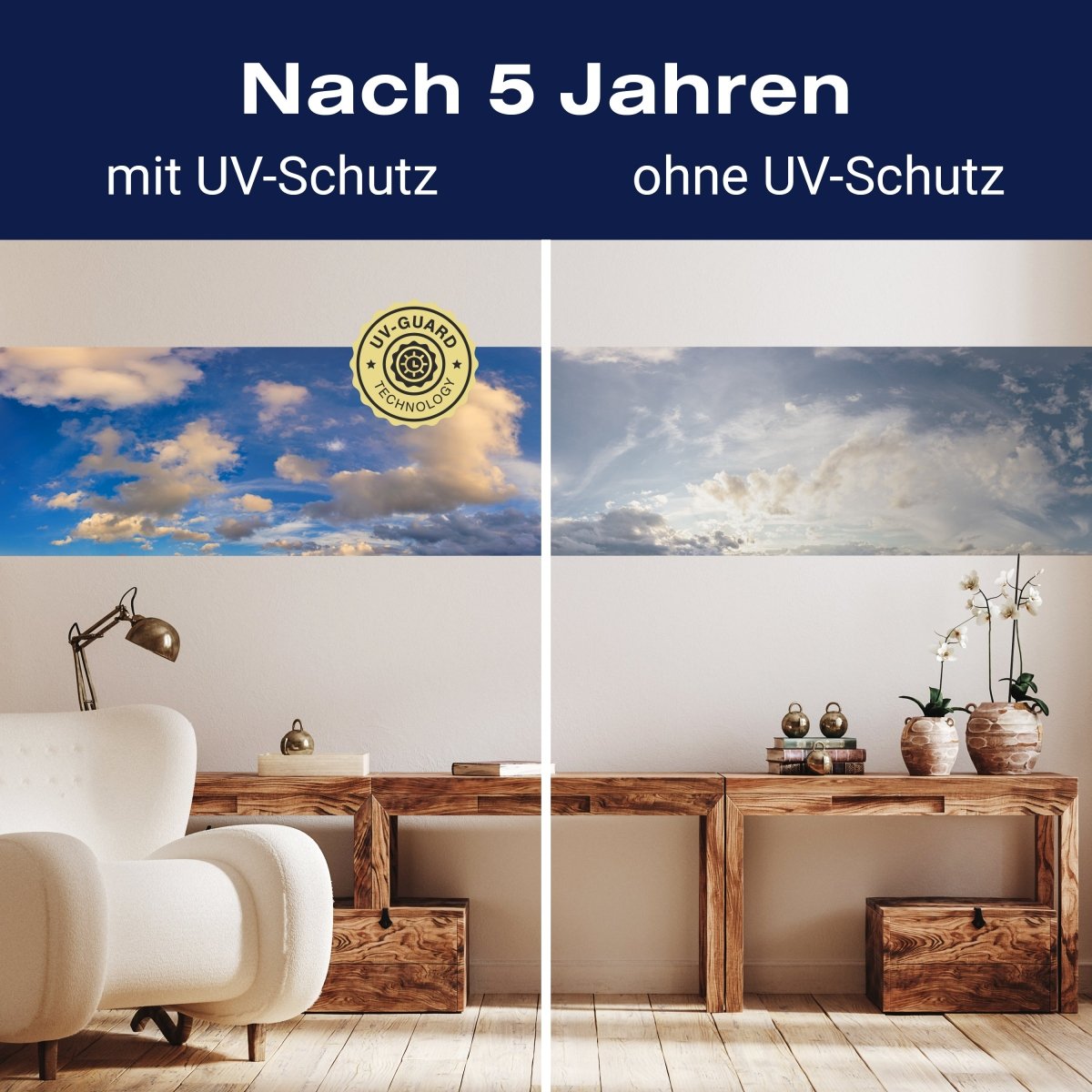 Panorama-Fototapete Blauer Himmel M0104 - Bild 9 Panorama-Fototapete Blauer Himmel M0104 - Bild 9