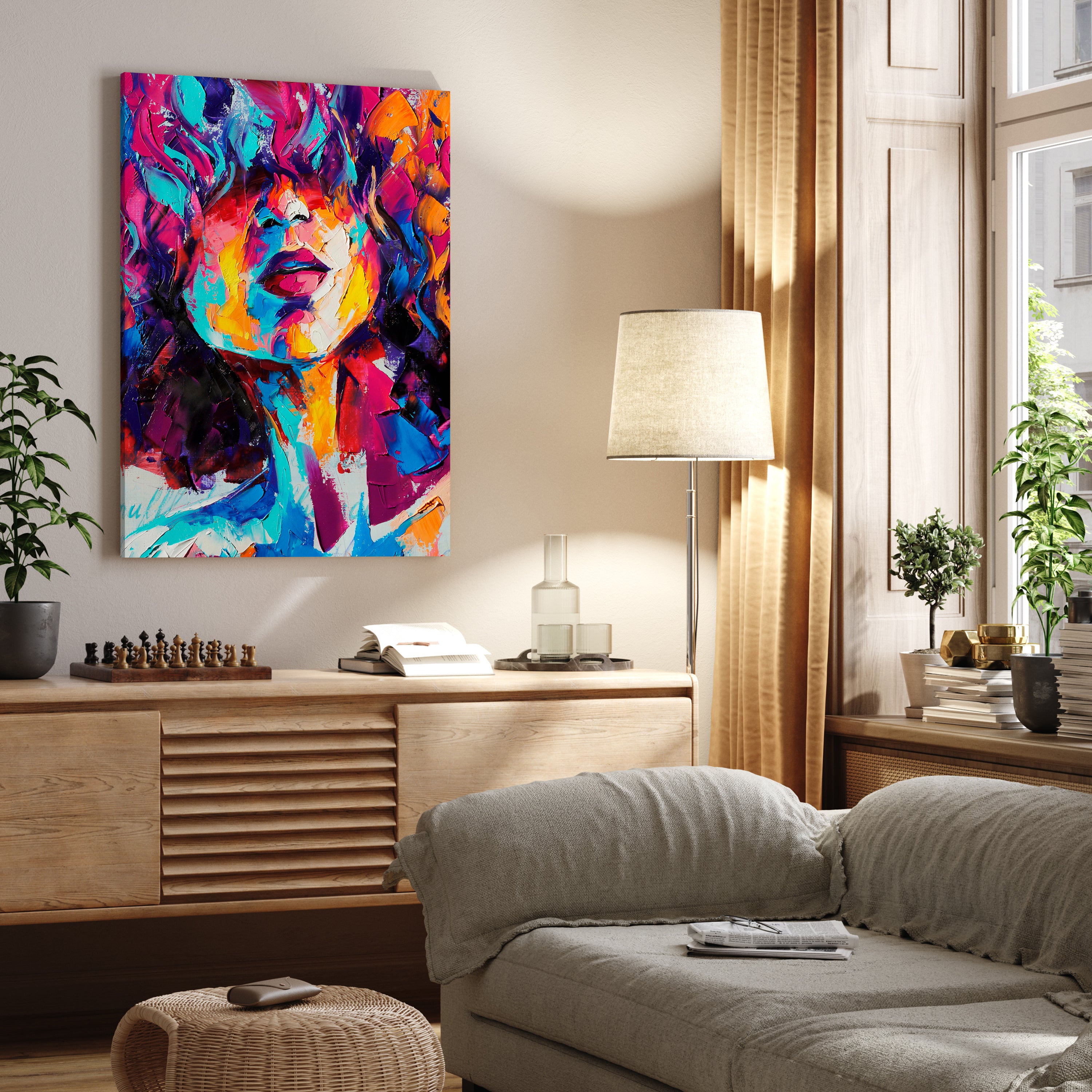 Leinwandbild Kunst & Gemälde, Hochformat, Frau 2 M0105 kaufen - Bild 2 Leinwandbild Kunst & Gemälde, Hochformat, Frau 2 M0105 kaufen - Bild 2