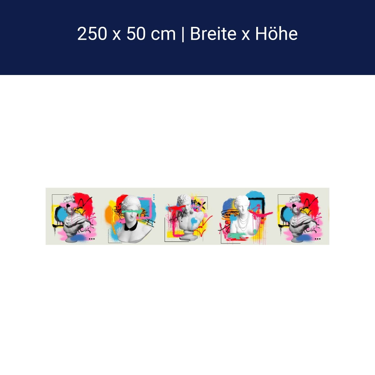 Panorama-Fototapete Abstrakte Plastiken M0105 Panorama-Fototapete Abstrakte Plastiken M0105