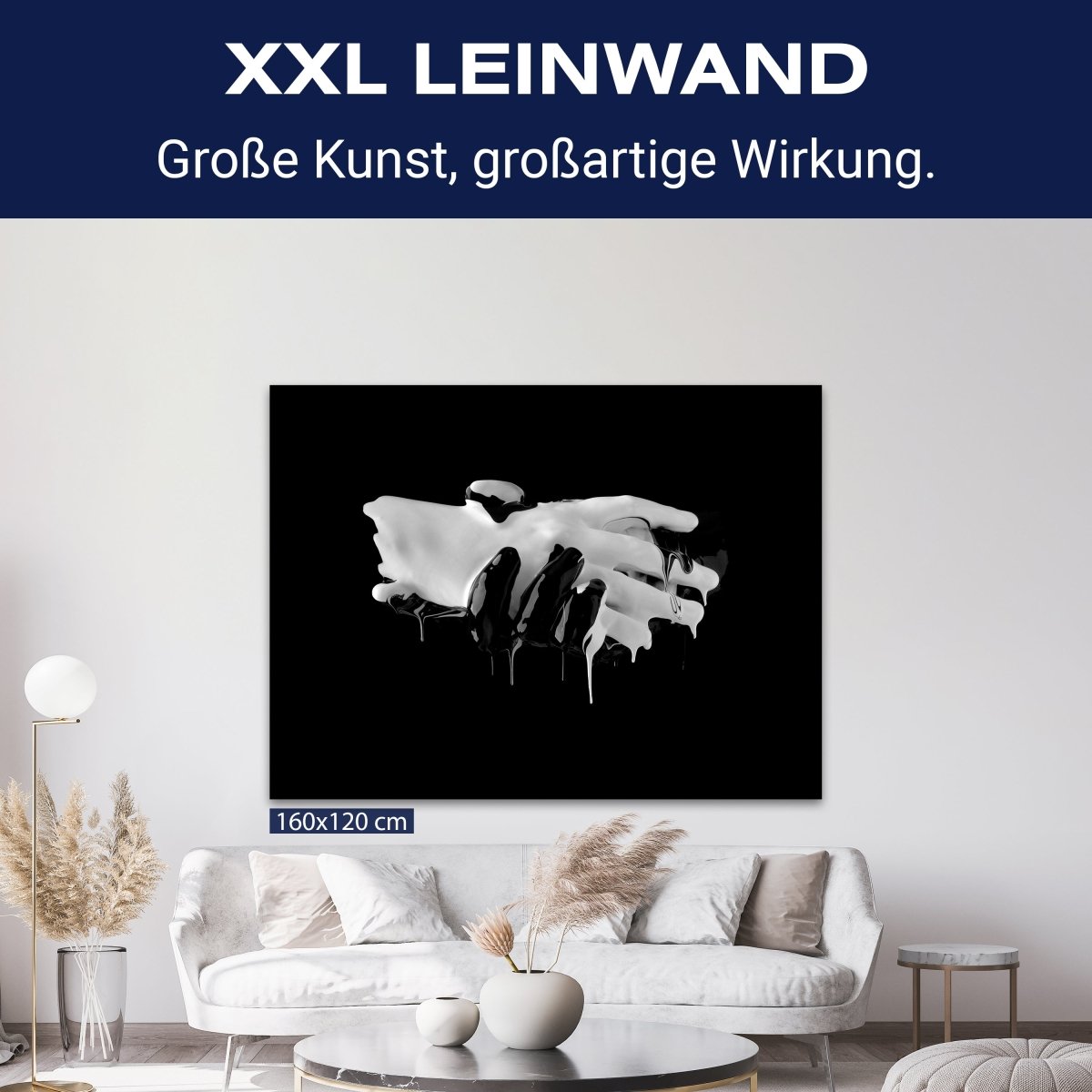 Leinwandbild Kunst & Gemälde, Querformat, Hände Schwarz Weiß M0107 kaufen - Bild 9 Leinwandbild Kunst & Gemälde, Querformat, Hände Schwarz Weiß M0107 kaufen - Bild 9