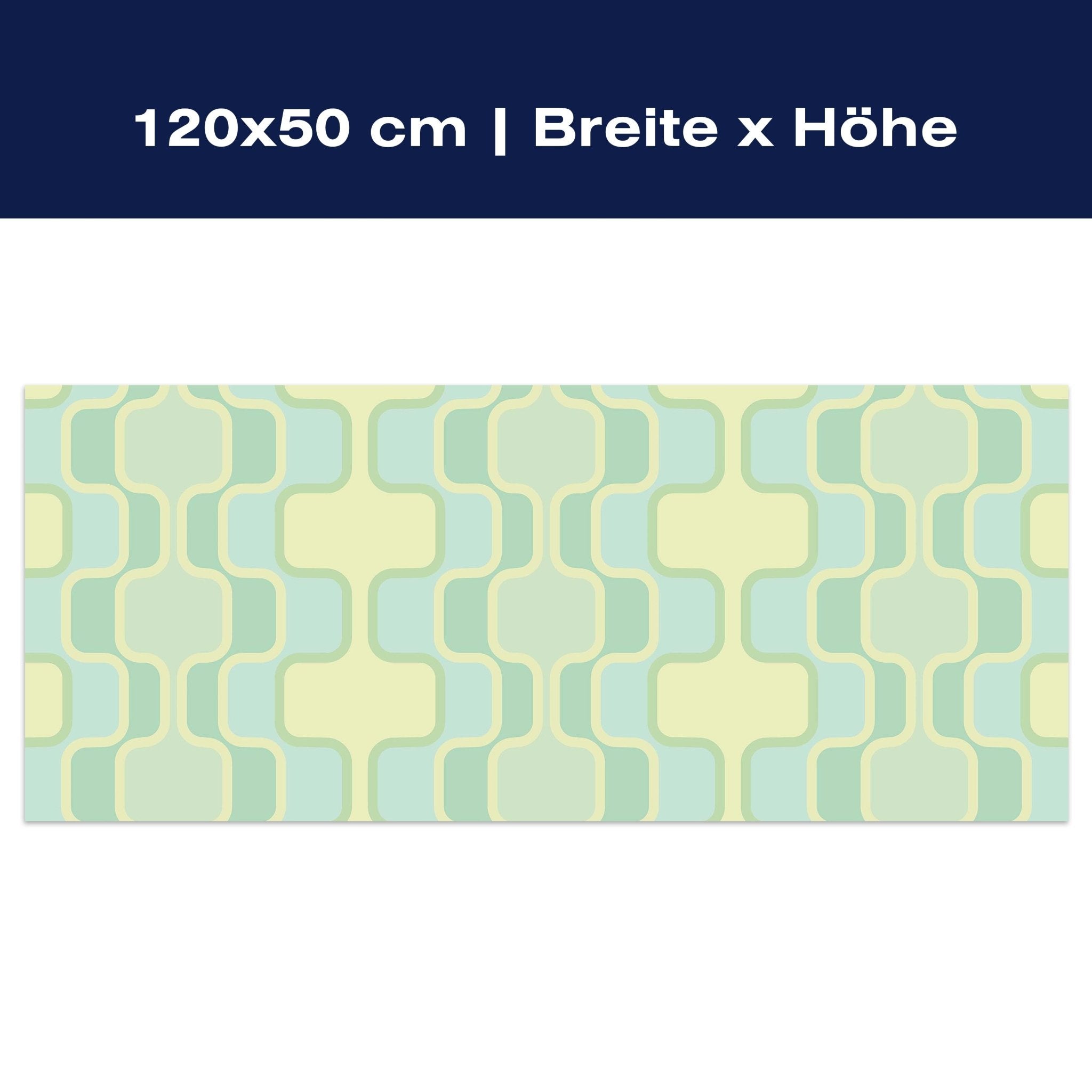 Leinwandbild Retromuster Pastellgrün Muster M0109 Leinwandbild Retromuster Pastellgrün Muster M0109