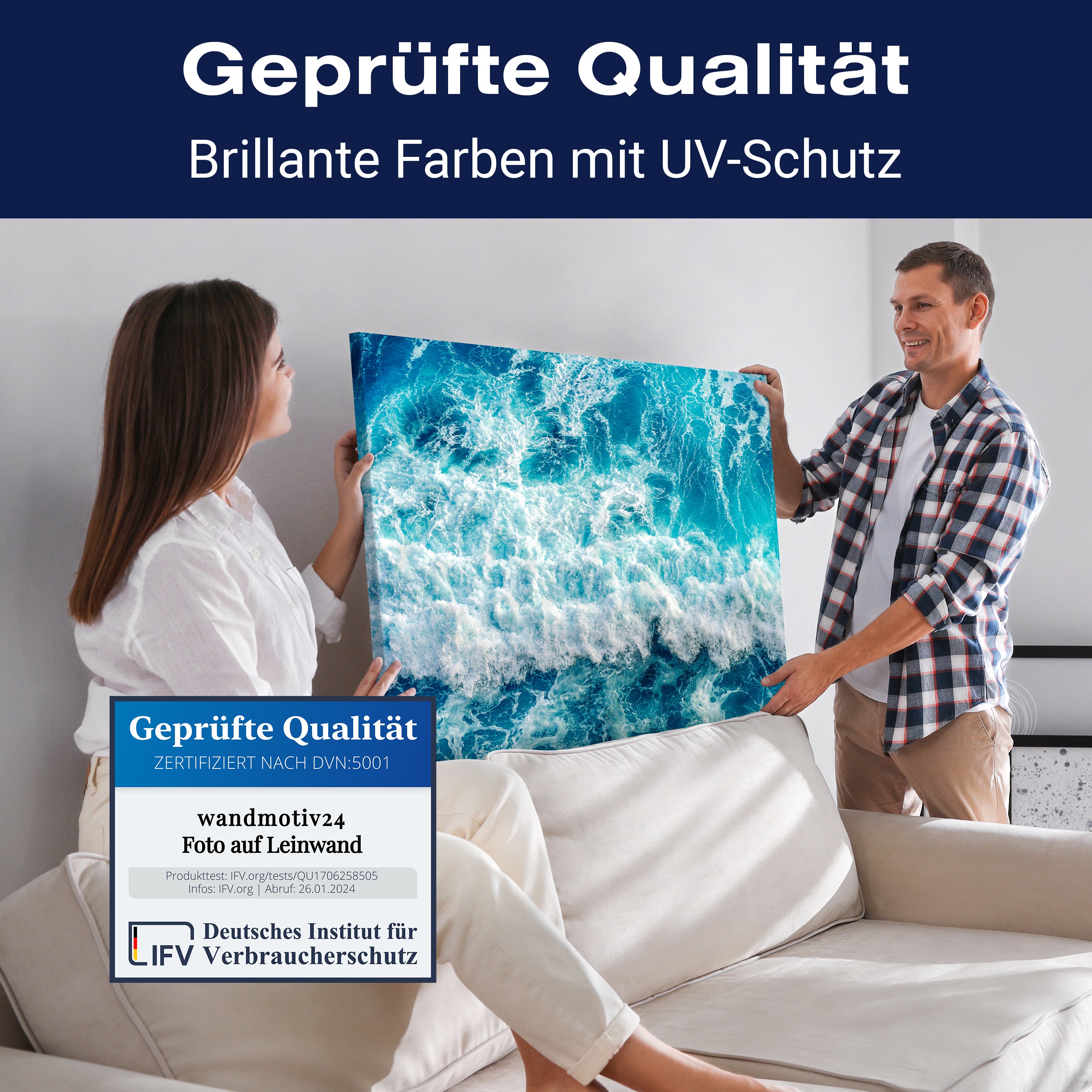 Leinwandbild Meer & Wasser, Querformat, Raues Meer 2 M0112 kaufen - Bild 4 Leinwandbild Meer & Wasser, Querformat, Raues Meer 2 M0112 kaufen - Bild 4