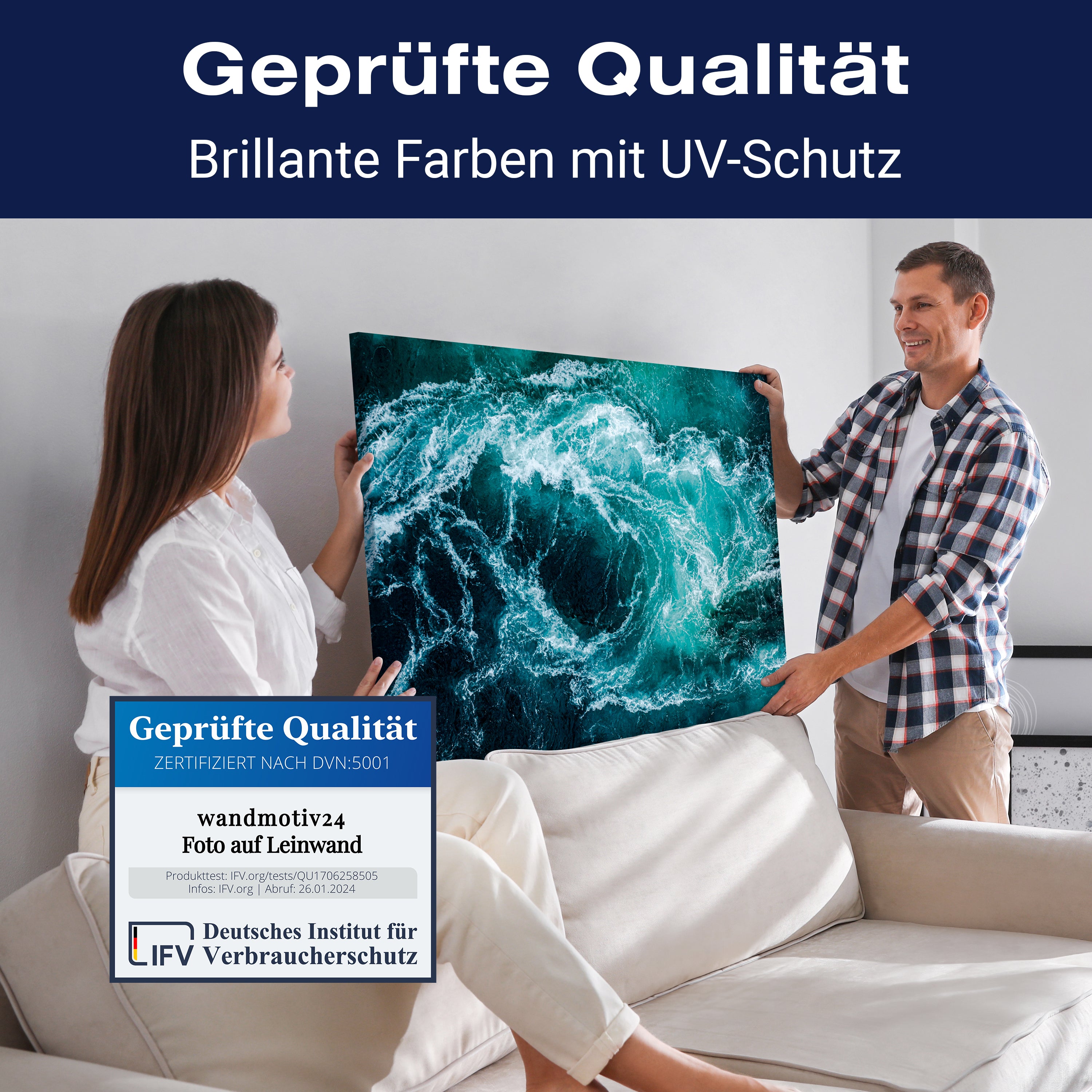 Leinwandbild Meer & Wasser, Querformat, Raues Meer 3 M0113 kaufen - Bild 4 Leinwandbild Meer & Wasser, Querformat, Raues Meer 3 M0113 kaufen - Bild 4
