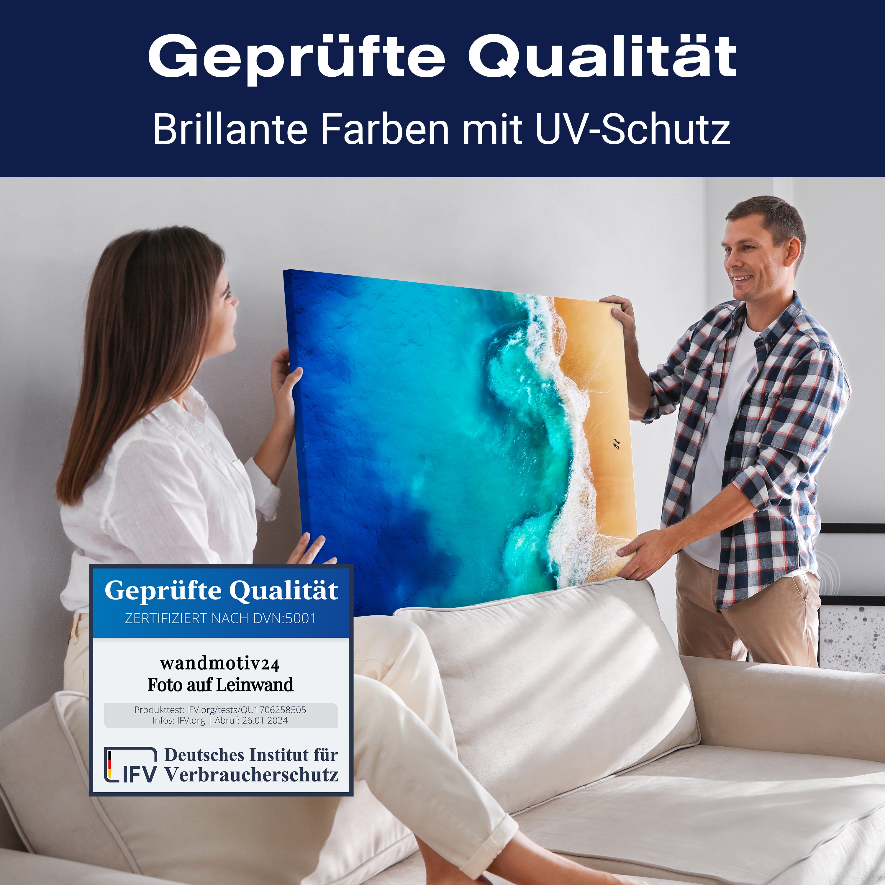 Leinwandbild Meer & Wasser, Querformat, Strand & Meer 1 M0115 kaufen - Bild 4 Leinwandbild Meer & Wasser, Querformat, Strand & Meer 1 M0115 kaufen - Bild 4