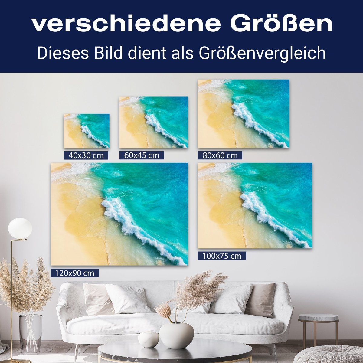 Leinwandbild Meer & Wasser, Querformat, Strand & Meer 2 M0116 kaufen - Bild 8 Leinwandbild Meer & Wasser, Querformat, Strand & Meer 2 M0116 kaufen - Bild 8