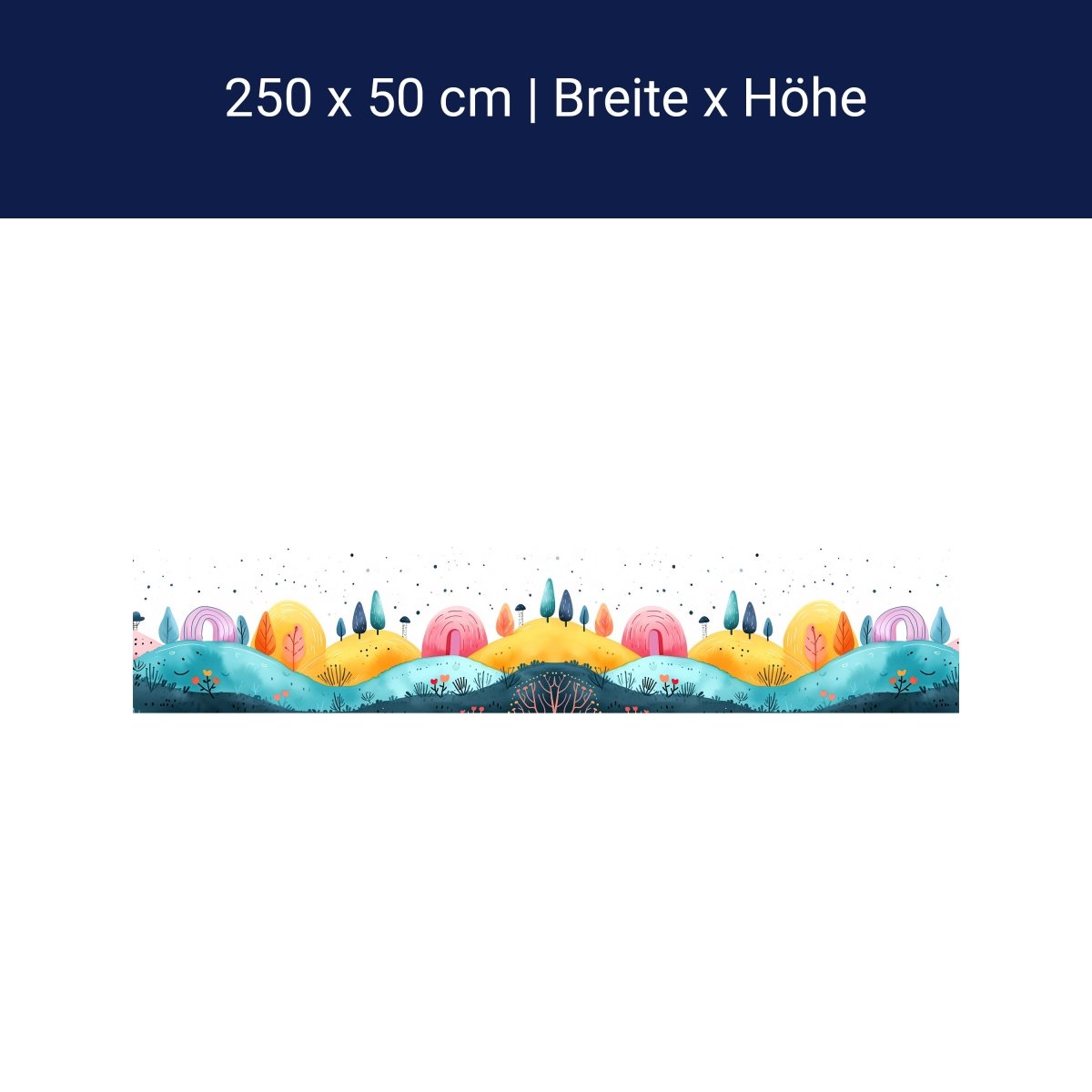 Panorama-Fototapete Buntes Traumland M0119 Panorama-Fototapete Buntes Traumland M0119