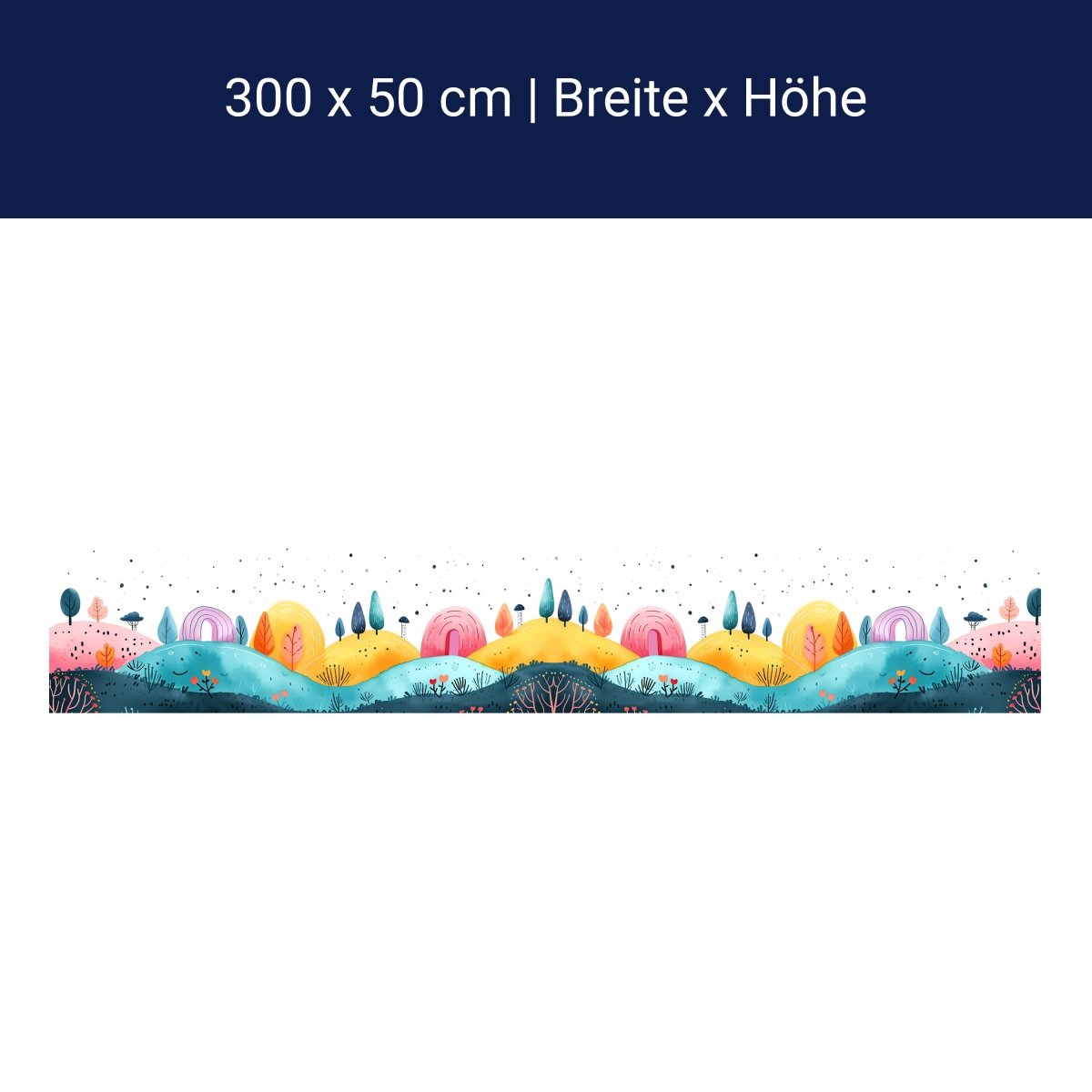 Panorama-Fototapete Buntes Traumland M0119 Panorama-Fototapete Buntes Traumland M0119