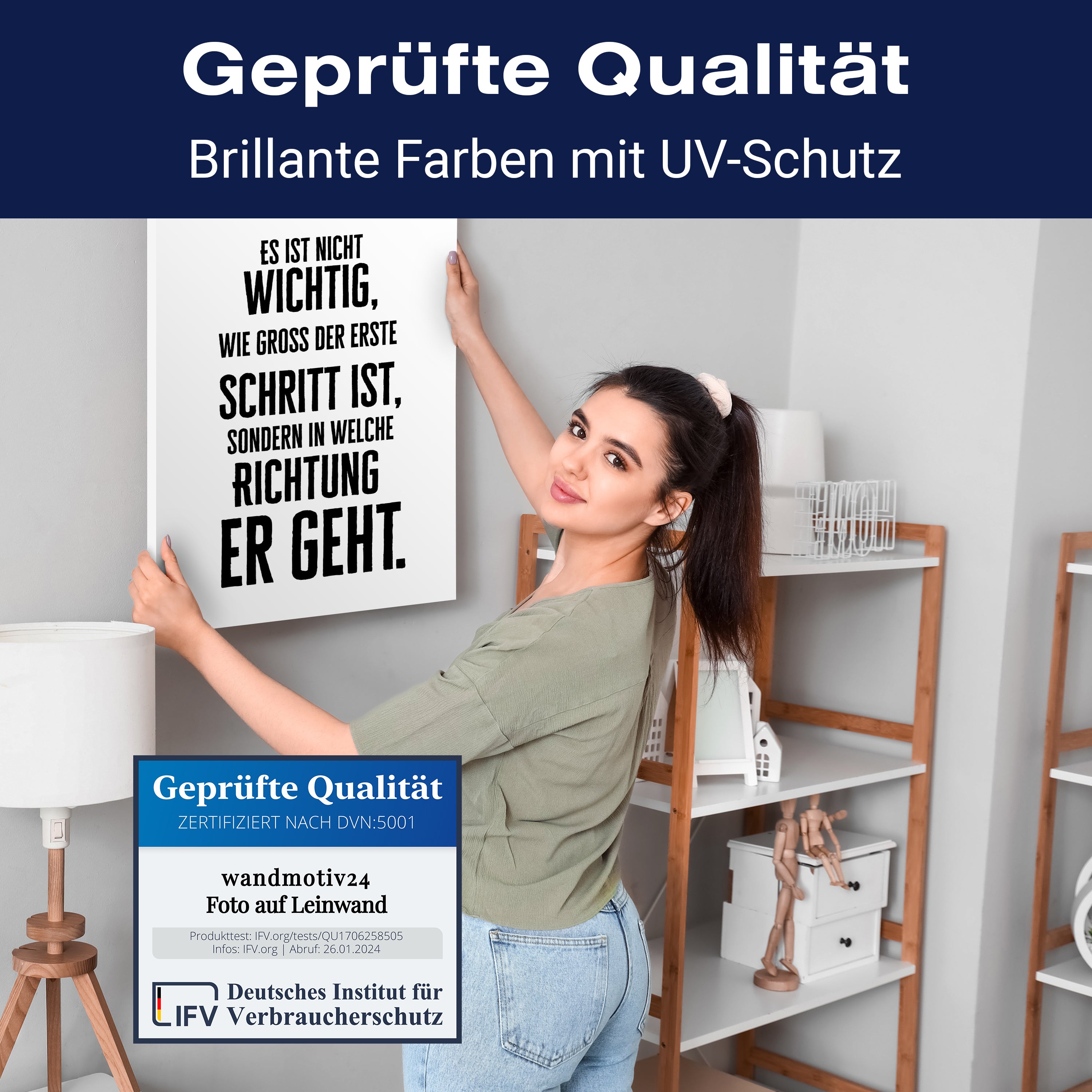 Leinwandbild Motivation, Hochformat, der erste Schritt 2 M0121 kaufen - Bild 4 Leinwandbild Motivation, Hochformat, der erste Schritt 2 M0121 kaufen - Bild 4