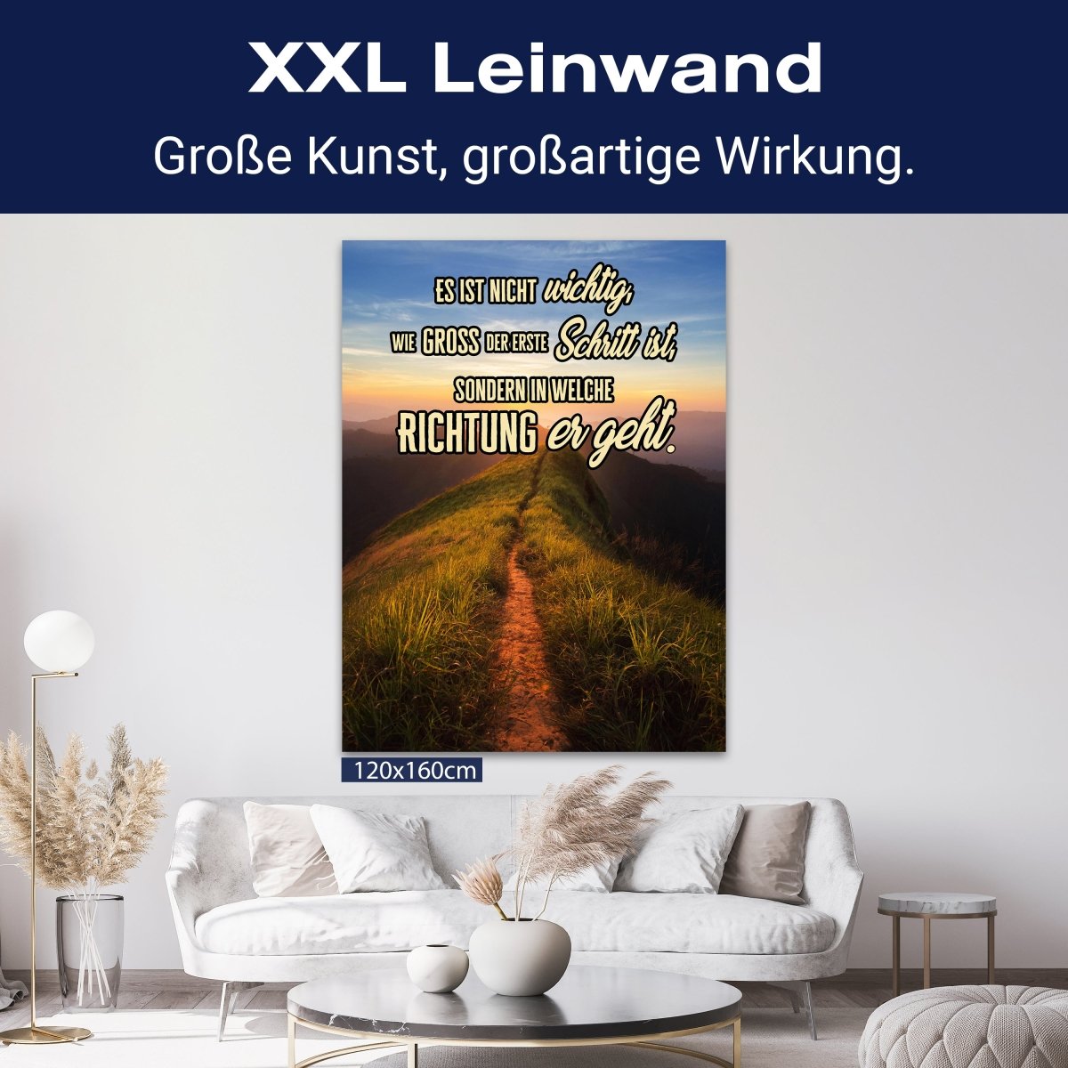 Leinwandbild Motivation, Hochformat, der erste Schritt 3 M0122 kaufen - Bild 9 Leinwandbild Motivation, Hochformat, der erste Schritt 3 M0122 kaufen - Bild 9