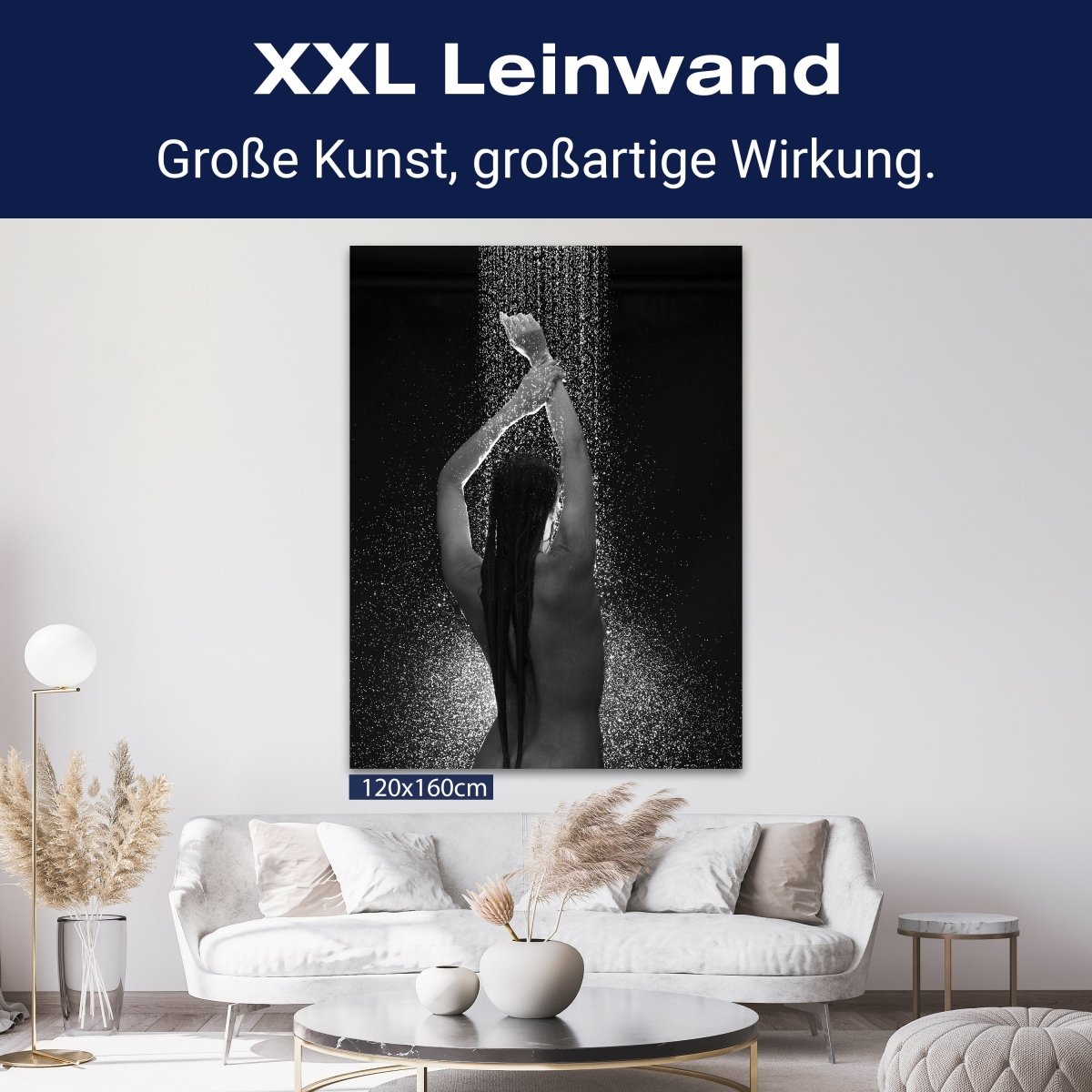 Leinwandbild starke Frauen, Hochformat, Frau unter der Dusche M0138 kaufen - Bild 9 Leinwandbild starke Frauen, Hochformat, Frau unter der Dusche M0138 kaufen - Bild 9