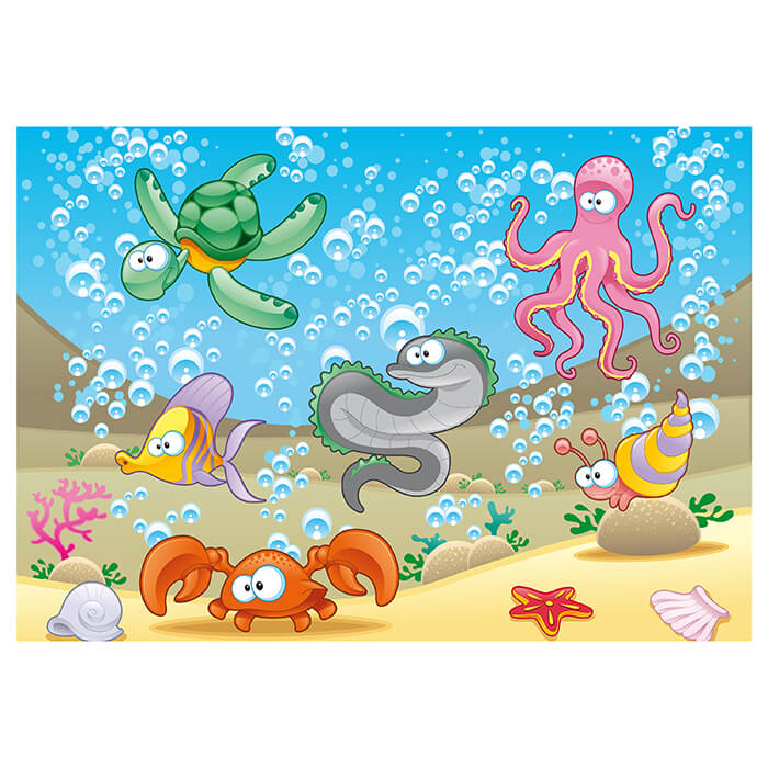 Fototapete Kinderzimmer Unterwasserwelt M0176 - Bild 2 Fototapete Kinderzimmer Unterwasserwelt M0176 - Bild 2