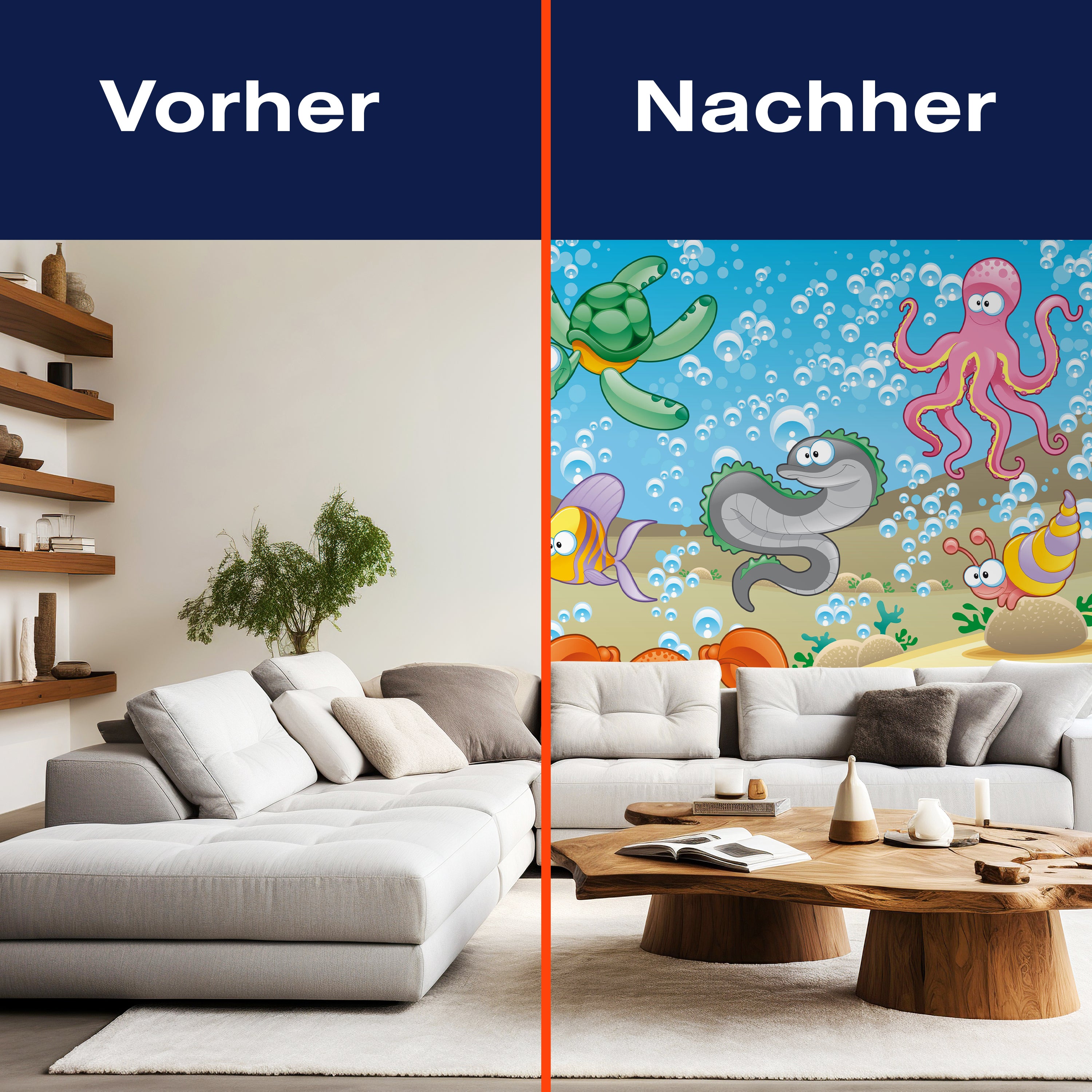 Fototapete Kinderzimmer Unterwasserwelt M0176 - Bild 9 Fototapete Kinderzimmer Unterwasserwelt M0176 - Bild 9