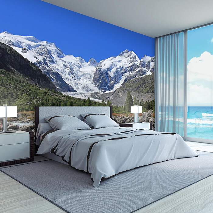 Fototapete Gletscher, Morteratsch, Schweiz M0236 - Bild 1 Fototapete Gletscher, Morteratsch, Schweiz M0236 - Bild 1