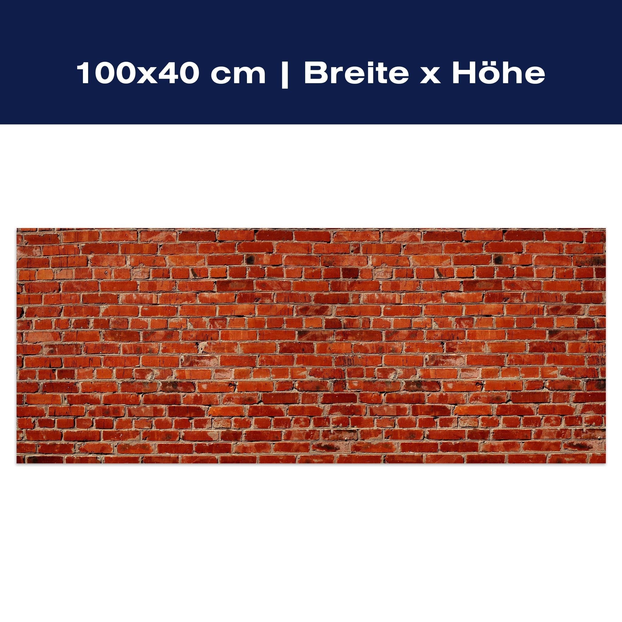 Leinwandbild Backstein rot Stadt M0240 Leinwandbild Backstein rot Stadt M0240