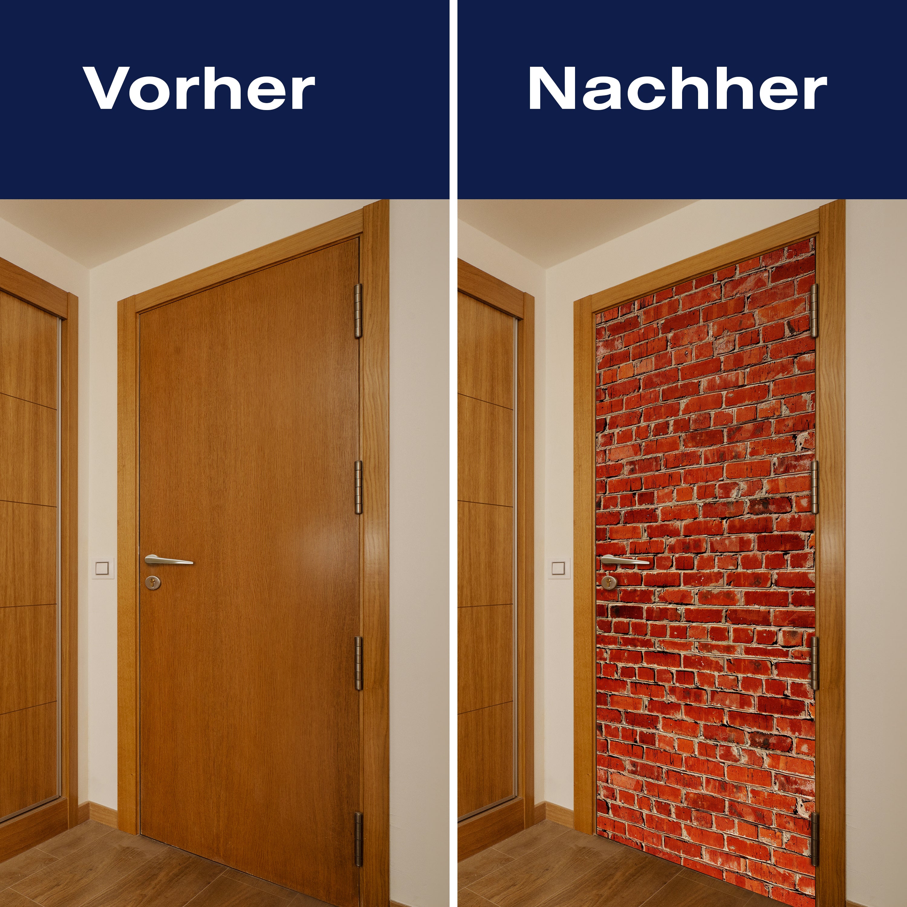 Türtapete Backstein rot Stadt M0240 - Bild 10 Türtapete Backstein rot Stadt M0240 - Bild 10