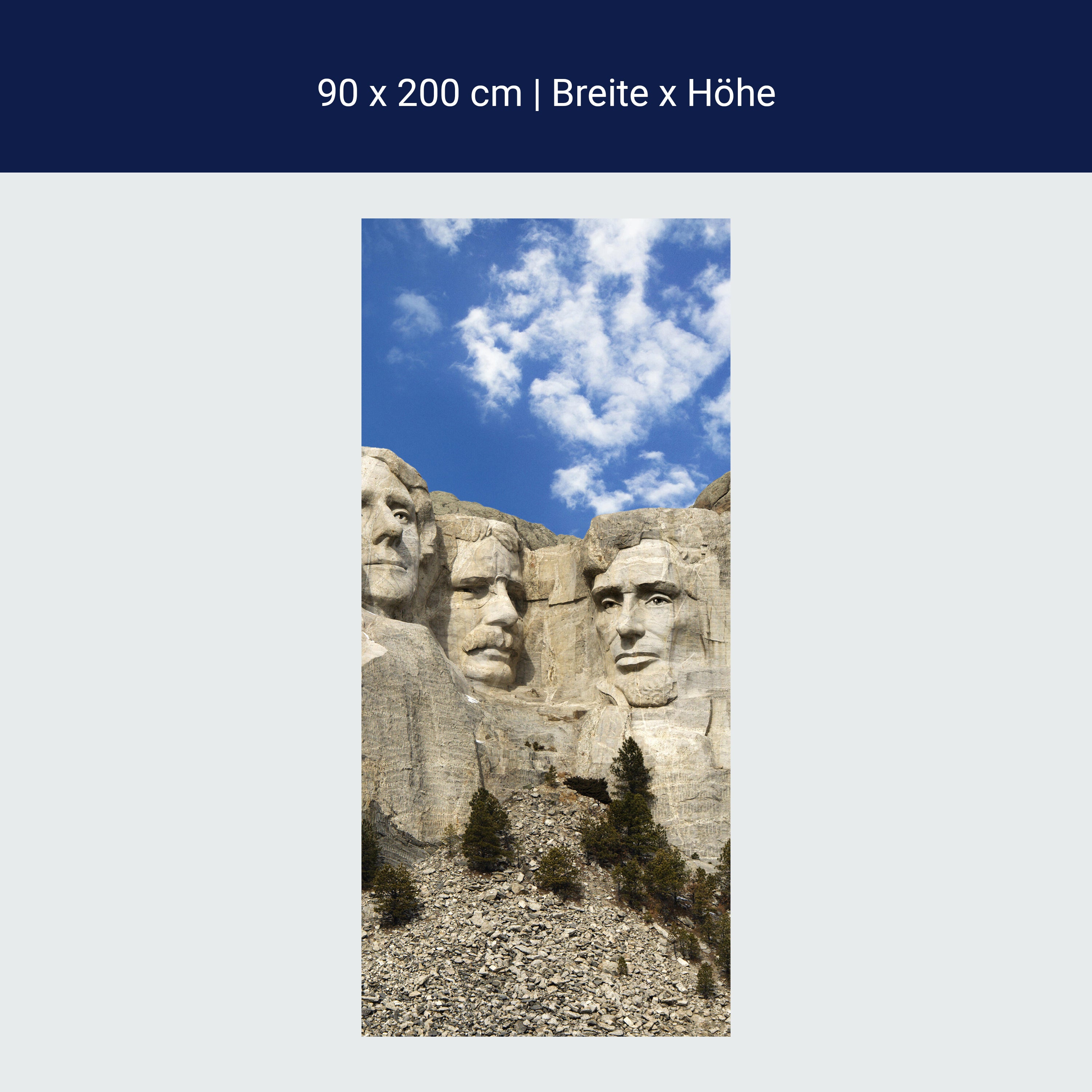 Türtapete Mount Rushmore Amerika M0250 Türtapete Mount Rushmore Amerika M0250